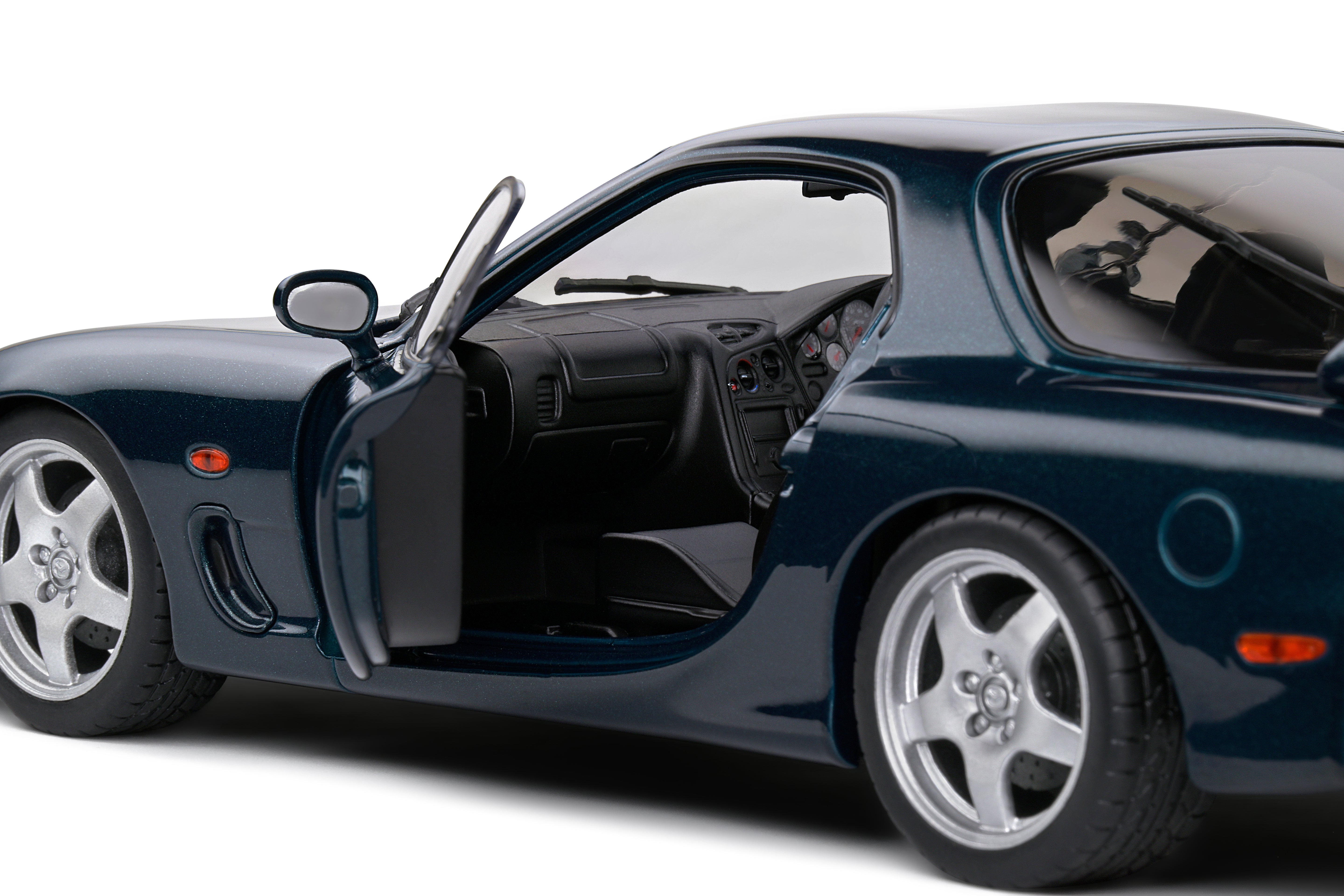 SOLIDO 1:18 Scale Diecast Model Car - 1994 Mazda RX7 FD RS, Blue Mica - S1810601