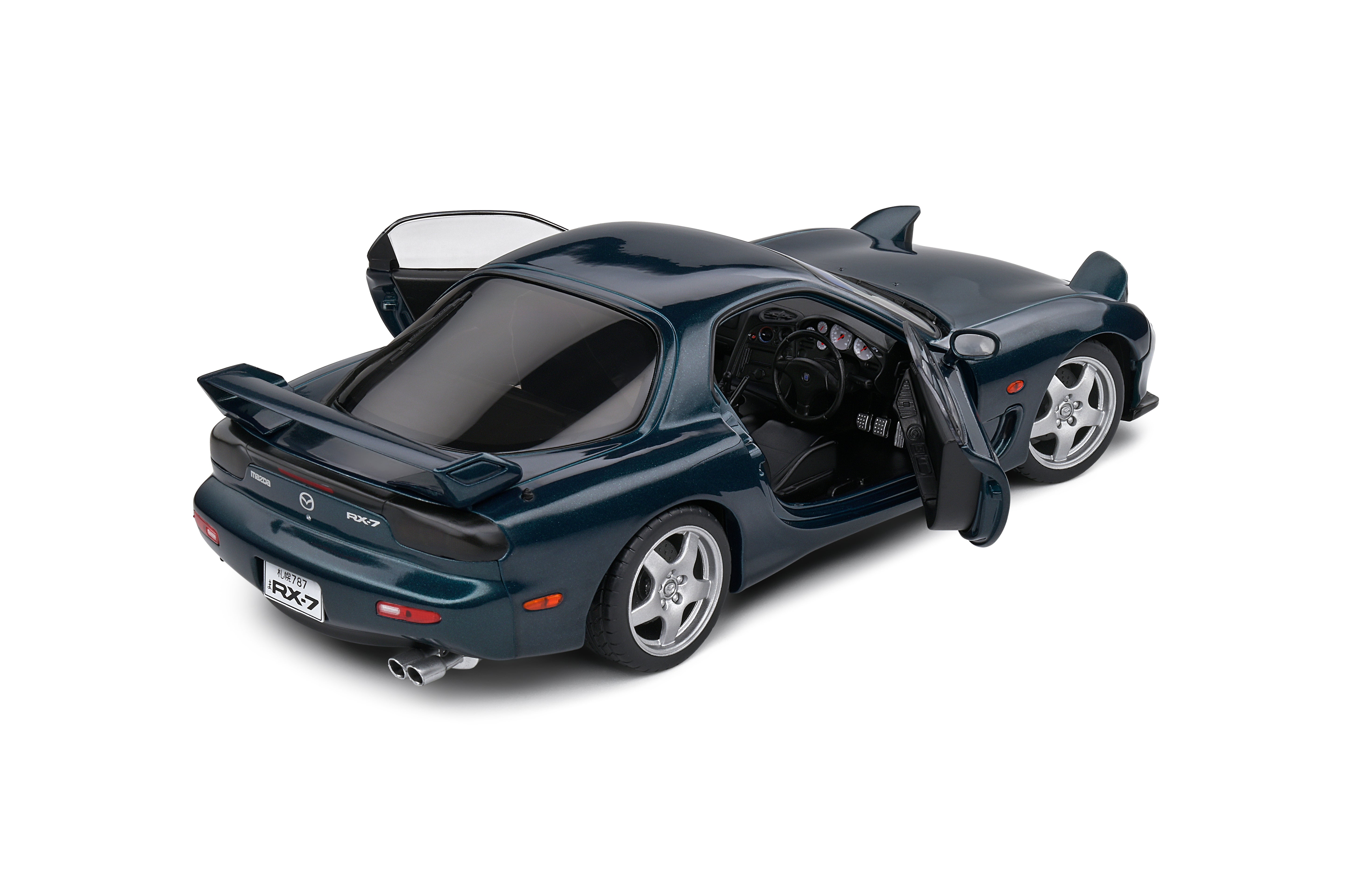 SOLIDO 1:18 Scale Diecast Model Car - 1994 Mazda RX7 FD RS, Blue Mica - S1810601