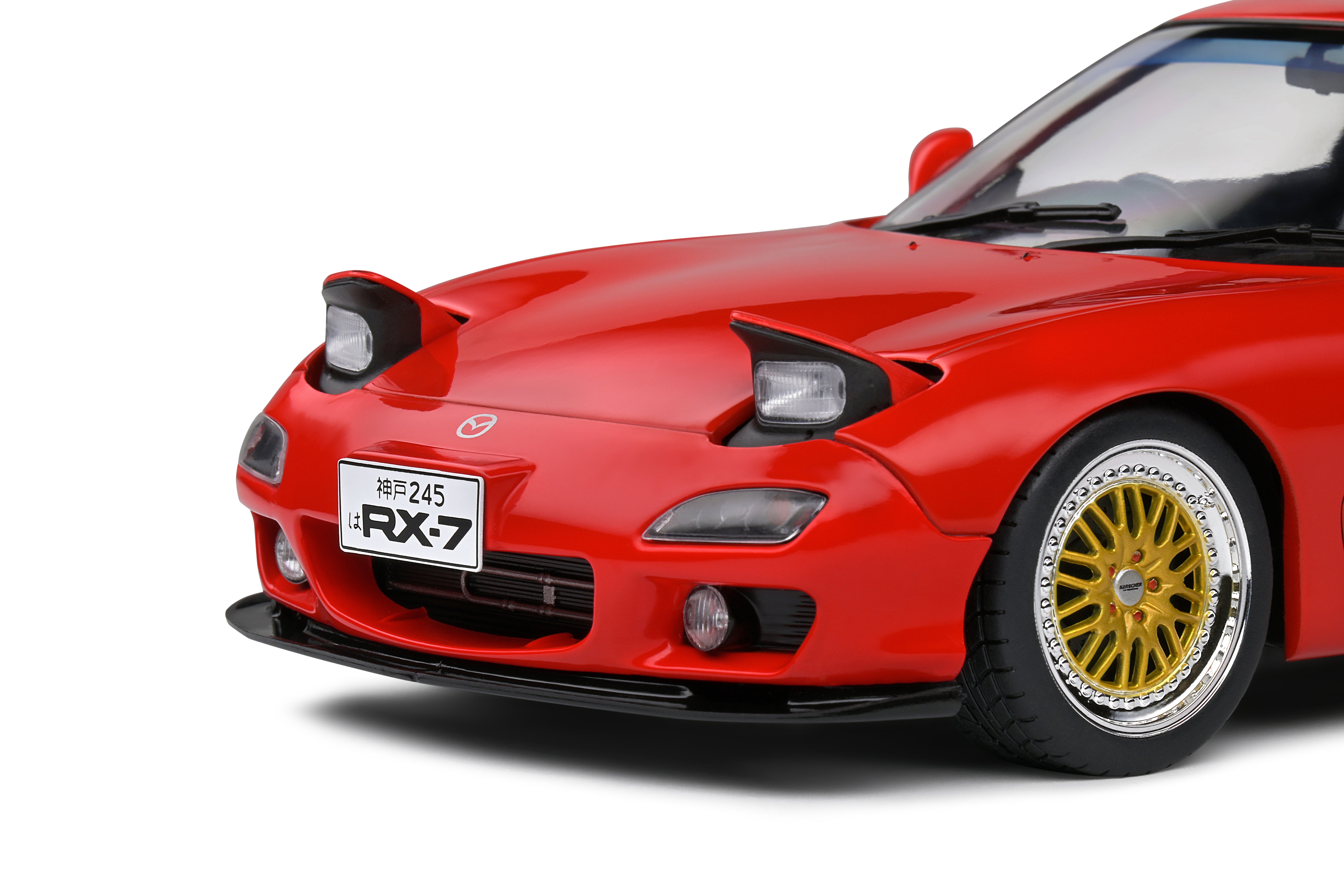 SOLIDO 1:18 Scale Diecast Model Car - 1994 Mazda RX7 FD RS, Red - S1810602