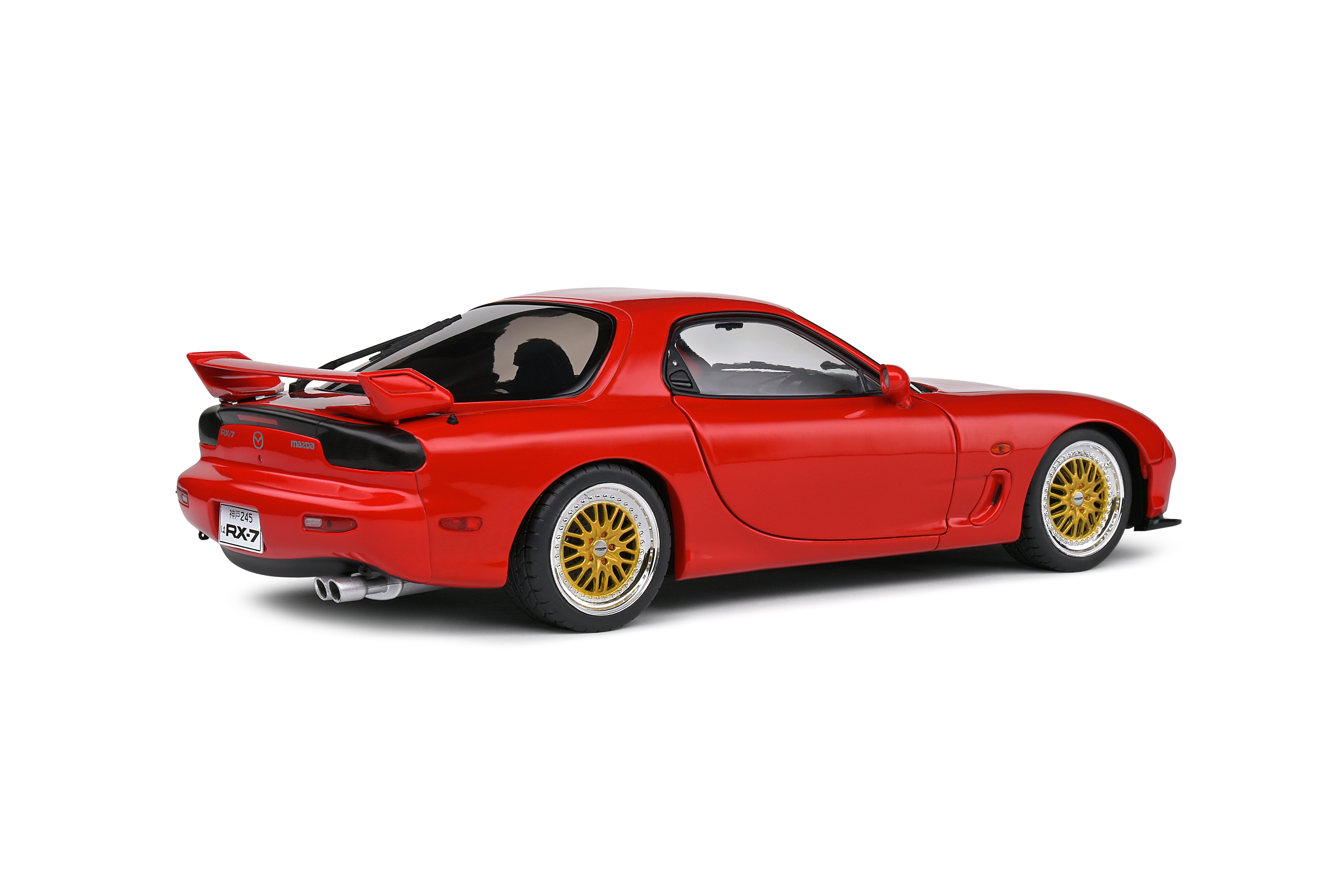 SOLIDO 1:18 Scale Diecast Model Car - 1994 Mazda RX7 FD RS, Red - S1810602