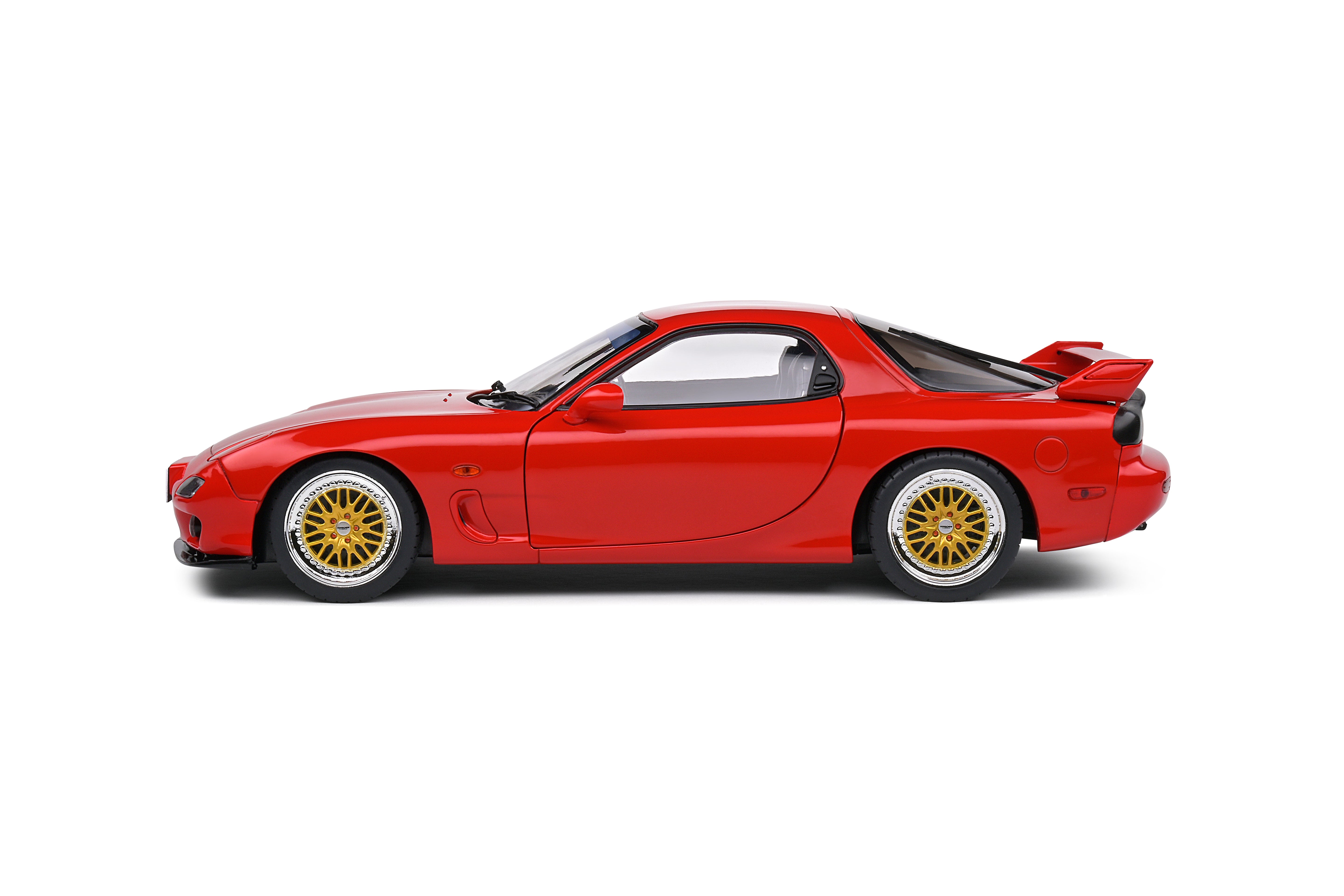 SOLIDO 1:18 Scale Diecast Model Car - 1994 Mazda RX7 FD RS, Red - S1810602