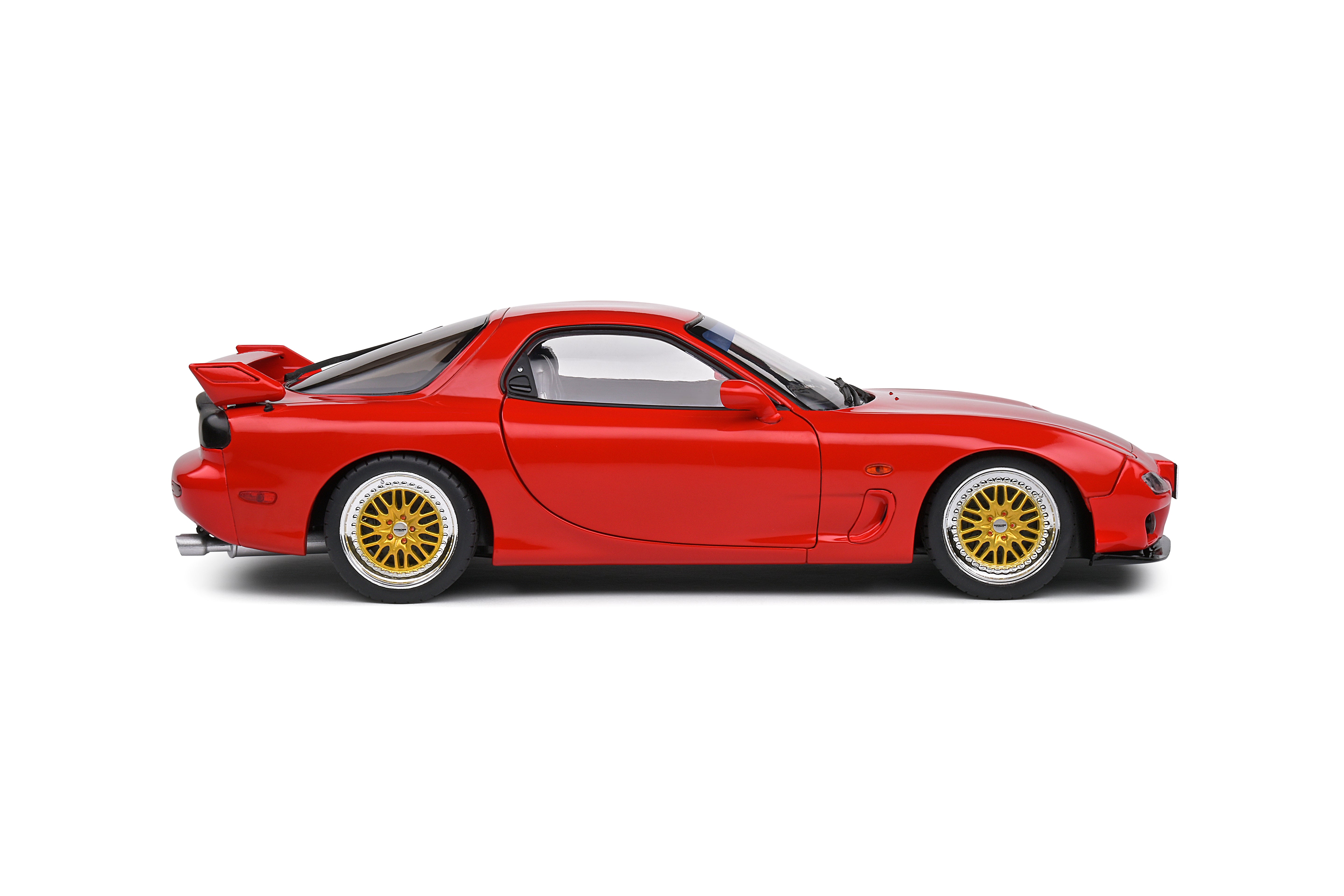 SOLIDO 1:18 Scale Diecast Model Car - 1994 Mazda RX7 FD RS, Red - S1810602