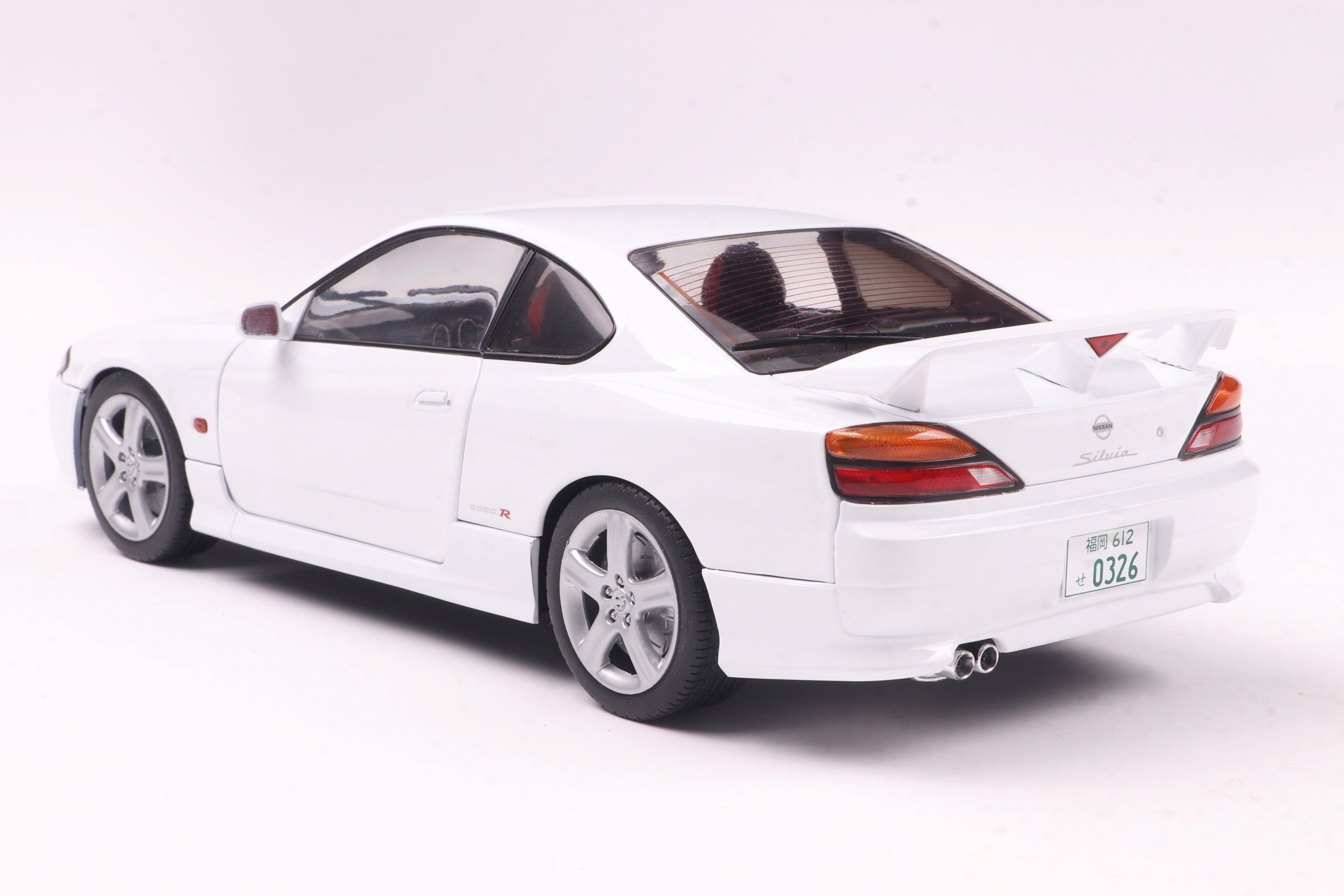 Solido 1:18 Diecast - 1999 Nissan Silvia S15 Spec-R Aero, Aspen White - S1812201