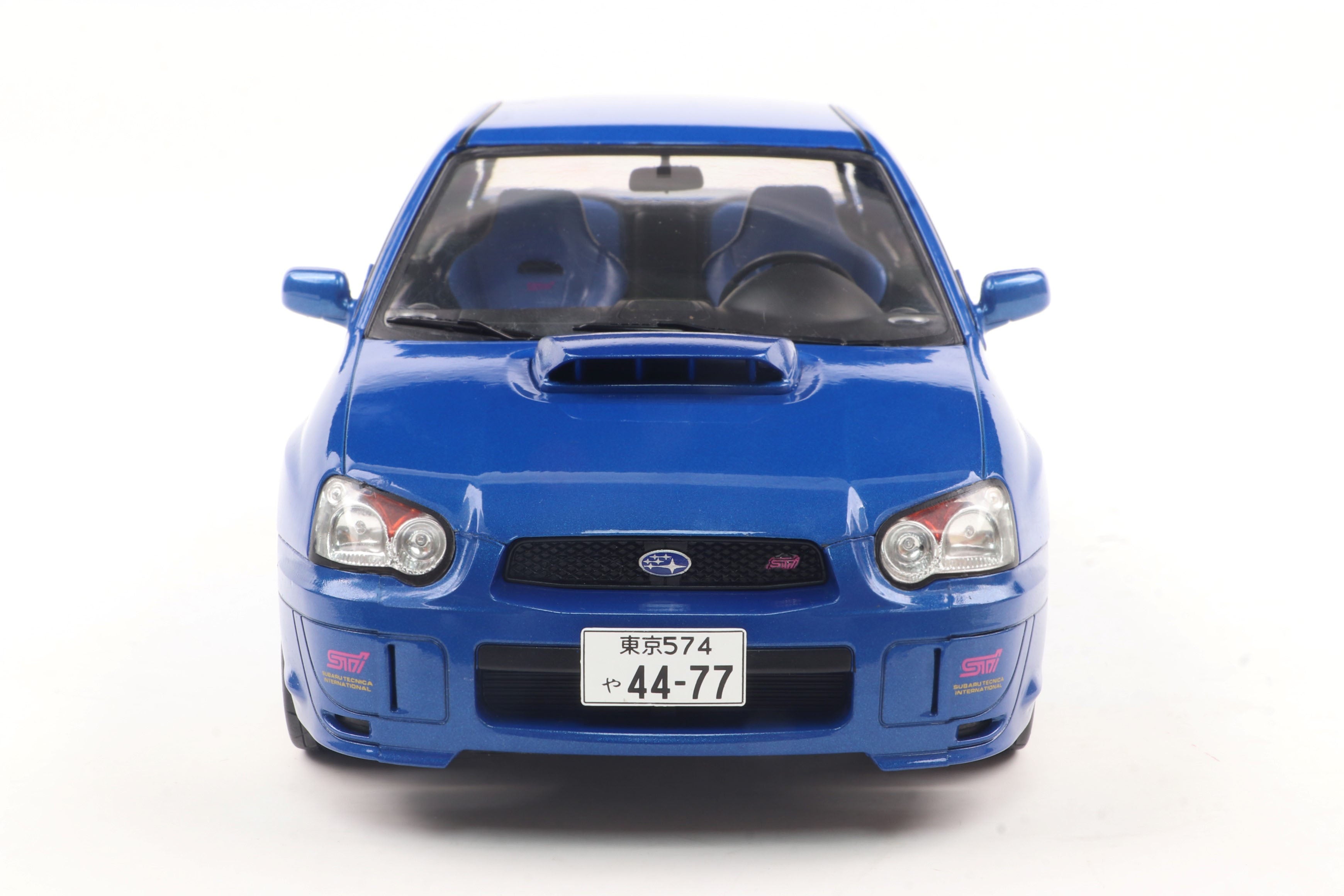 Solido 1:18 Diecast - 2003 Subaru Impreza WRX STI, Sonic Blue - S1812301
