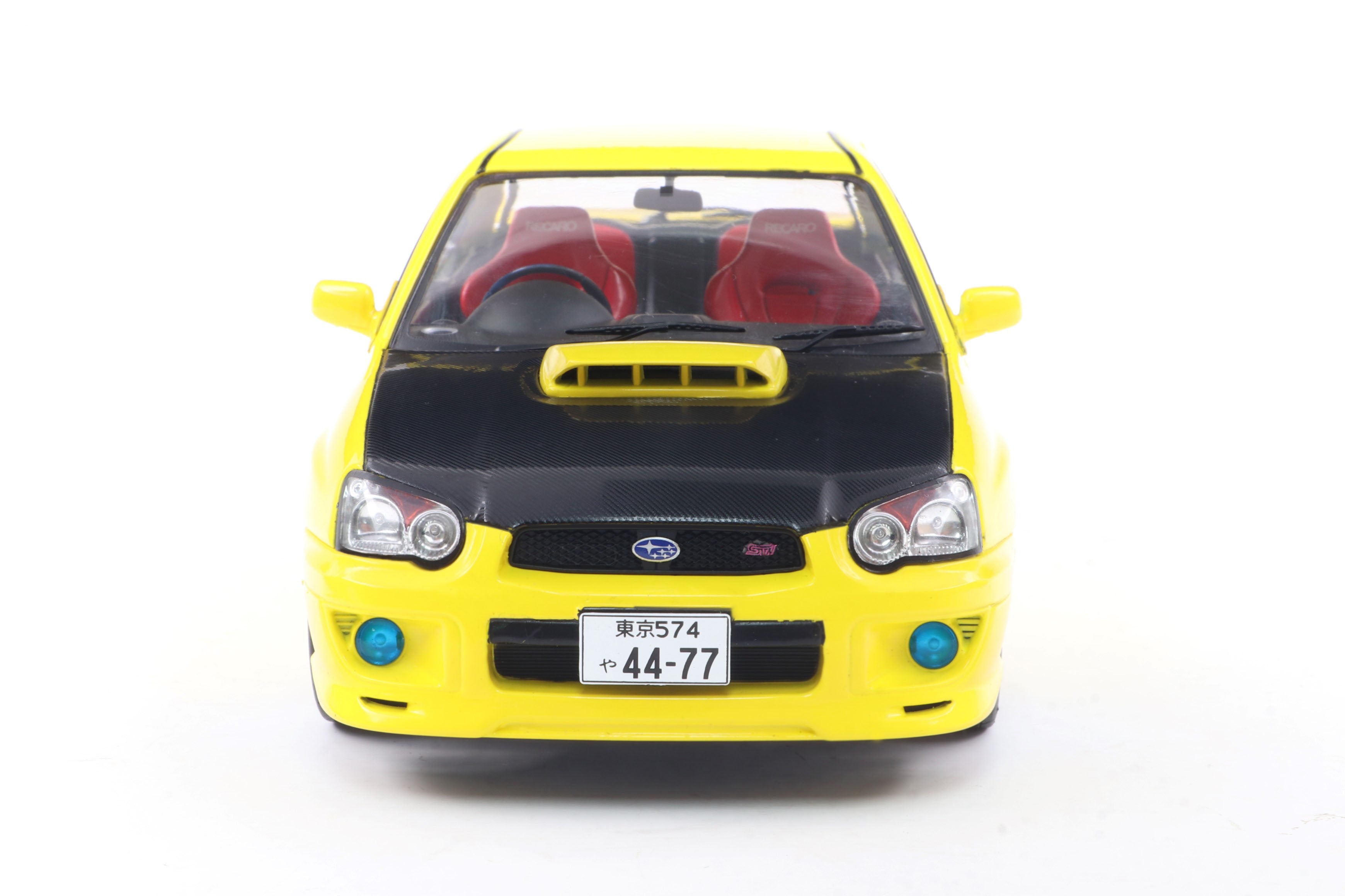 Solido 1:18 Diecast - 2003 Subaru Impreza WRX STI, Streetfighters Yellow - S1812302
