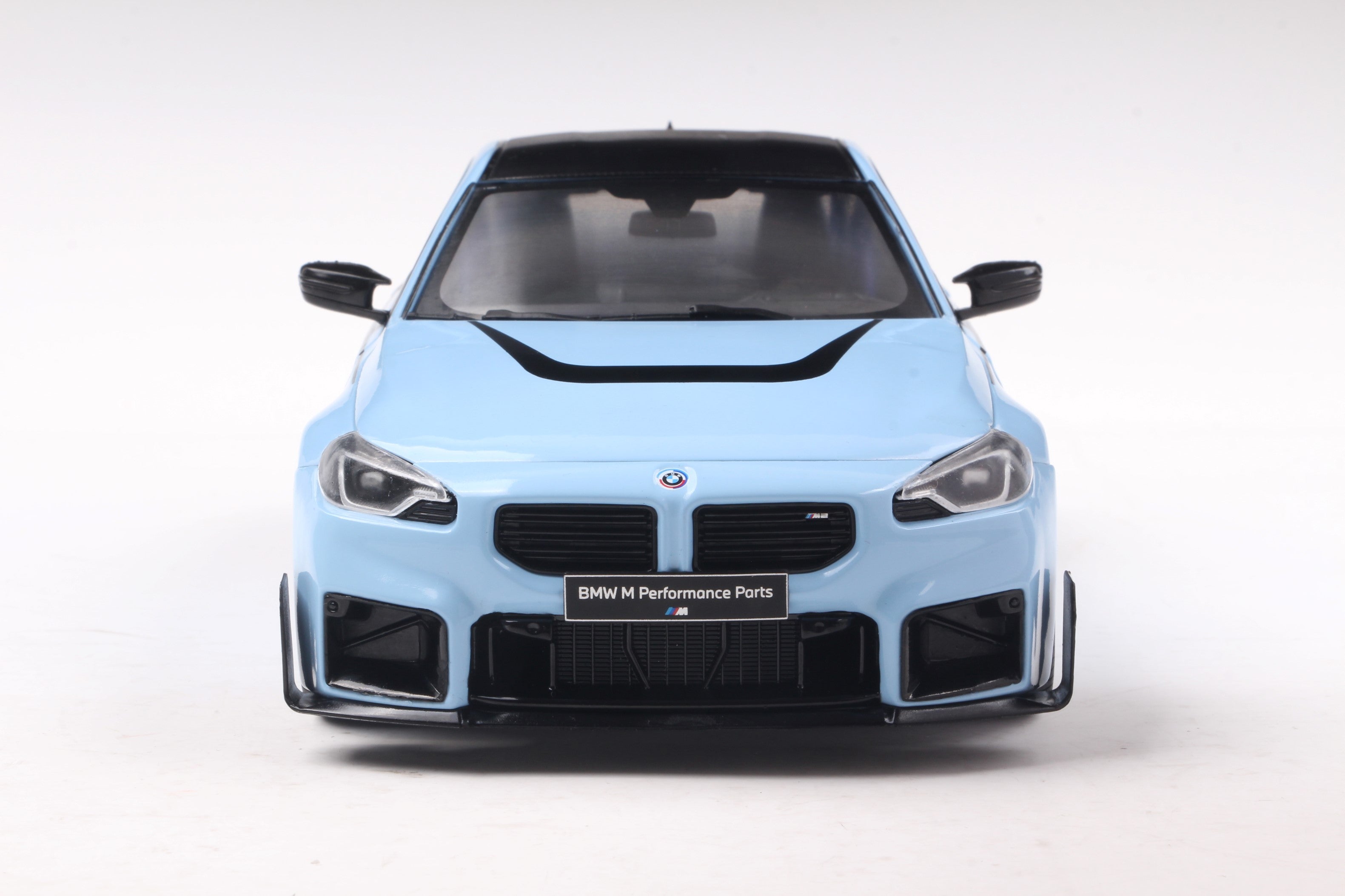 Solido 1:18 Diecast - 2024 BMW 2 Series M-Performance Parts (G87), Light Blue/Black - S1812901