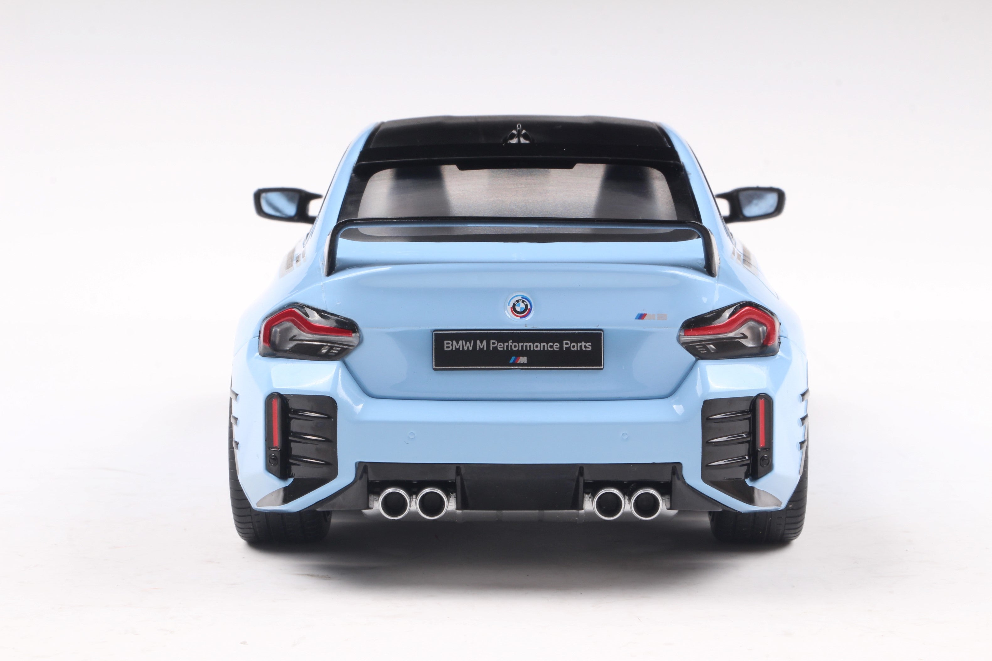 Solido 1:18 Diecast - 2024 BMW 2 Series M-Performance Parts (G87), Light Blue/Black - S1812901