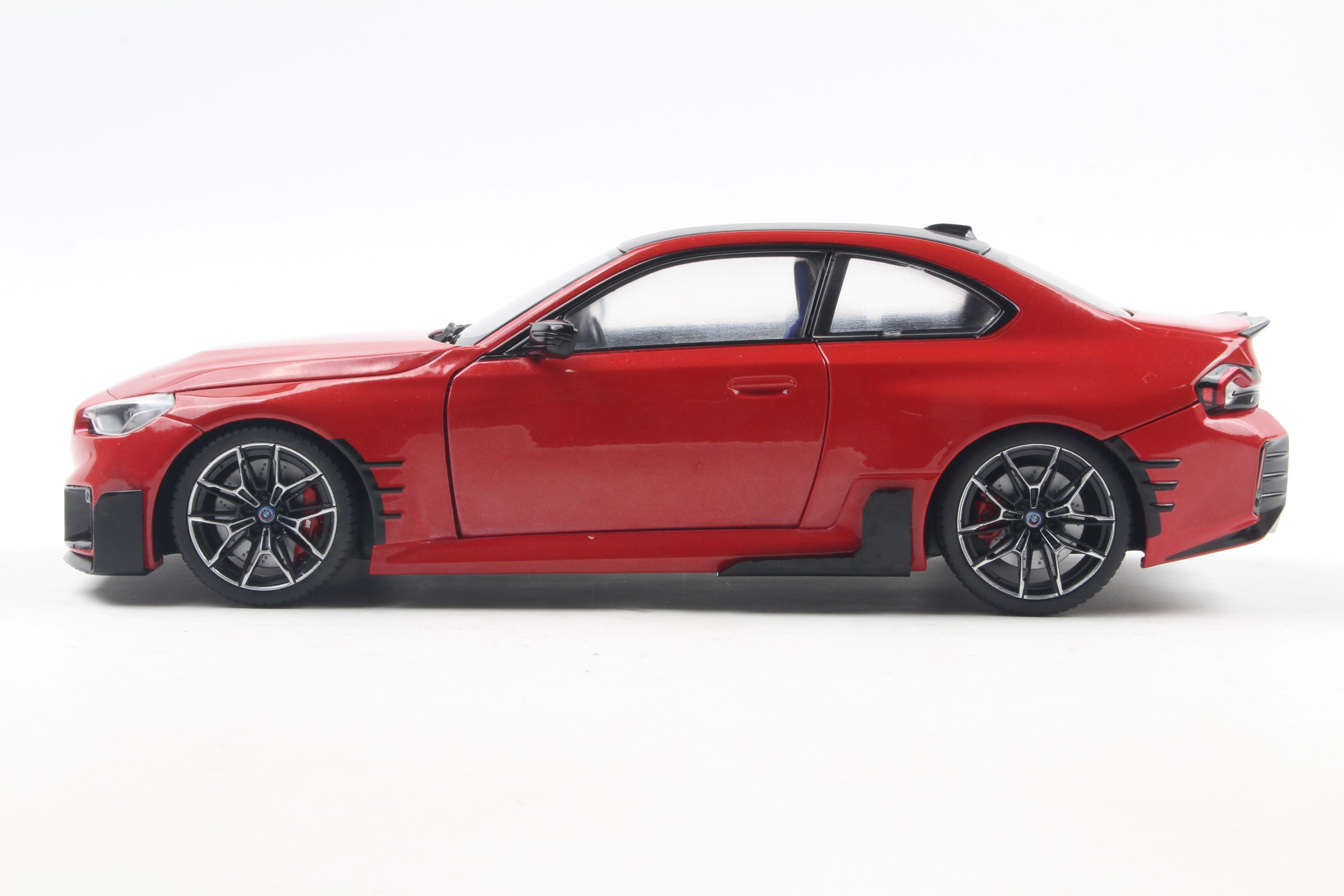 Solido 1:18 Diecast - 2024 BMW 2 Series M-Performance Parts (G87), Red/Black - S1812902