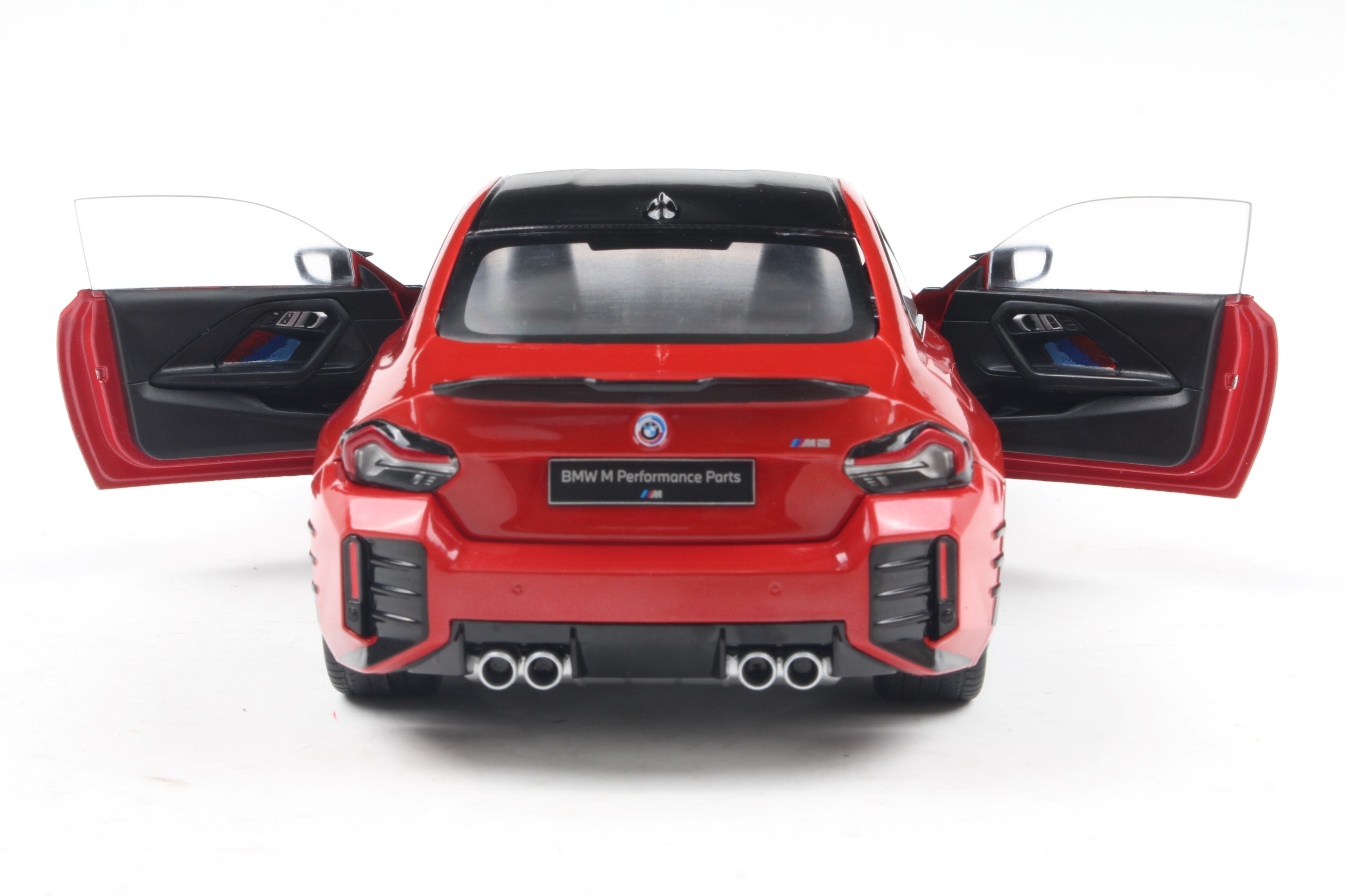 Solido 1:18 Diecast - 2024 BMW 2 Series M-Performance Parts (G87), Red/Black - S1812902