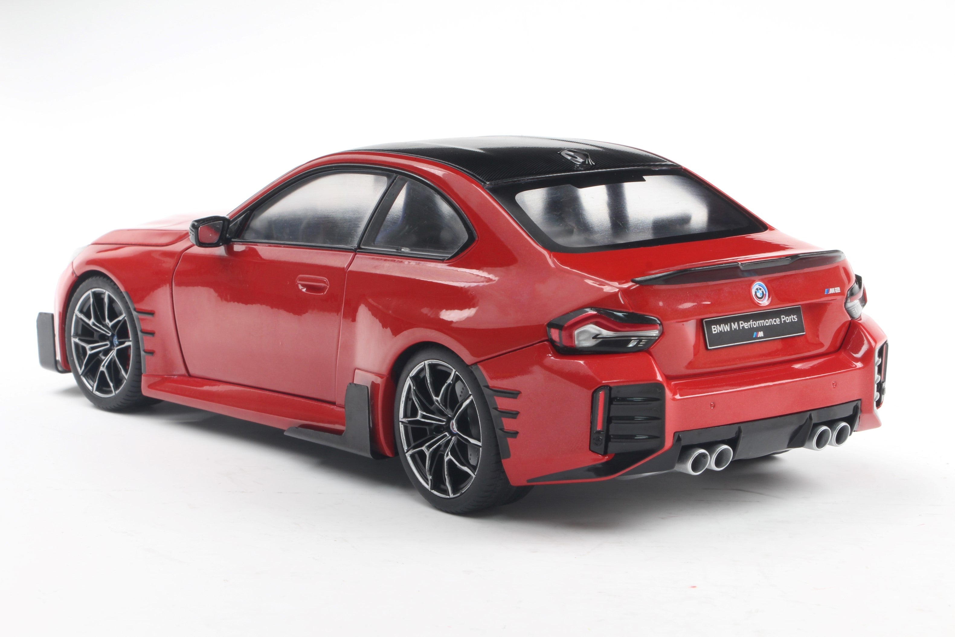 Solido 1:18 Diecast - 2024 BMW 2 Series M-Performance Parts (G87), Red/Black - S1812902