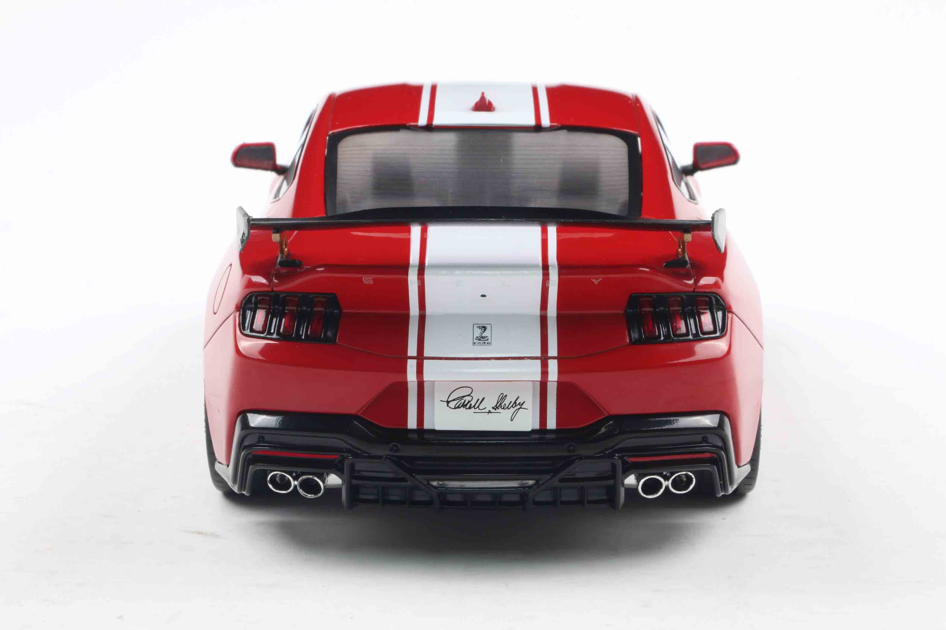 Solido 1:18 Diecast - 2025 Ford Mustang Shelby Super Snake Coupe, Red/White - S1813801