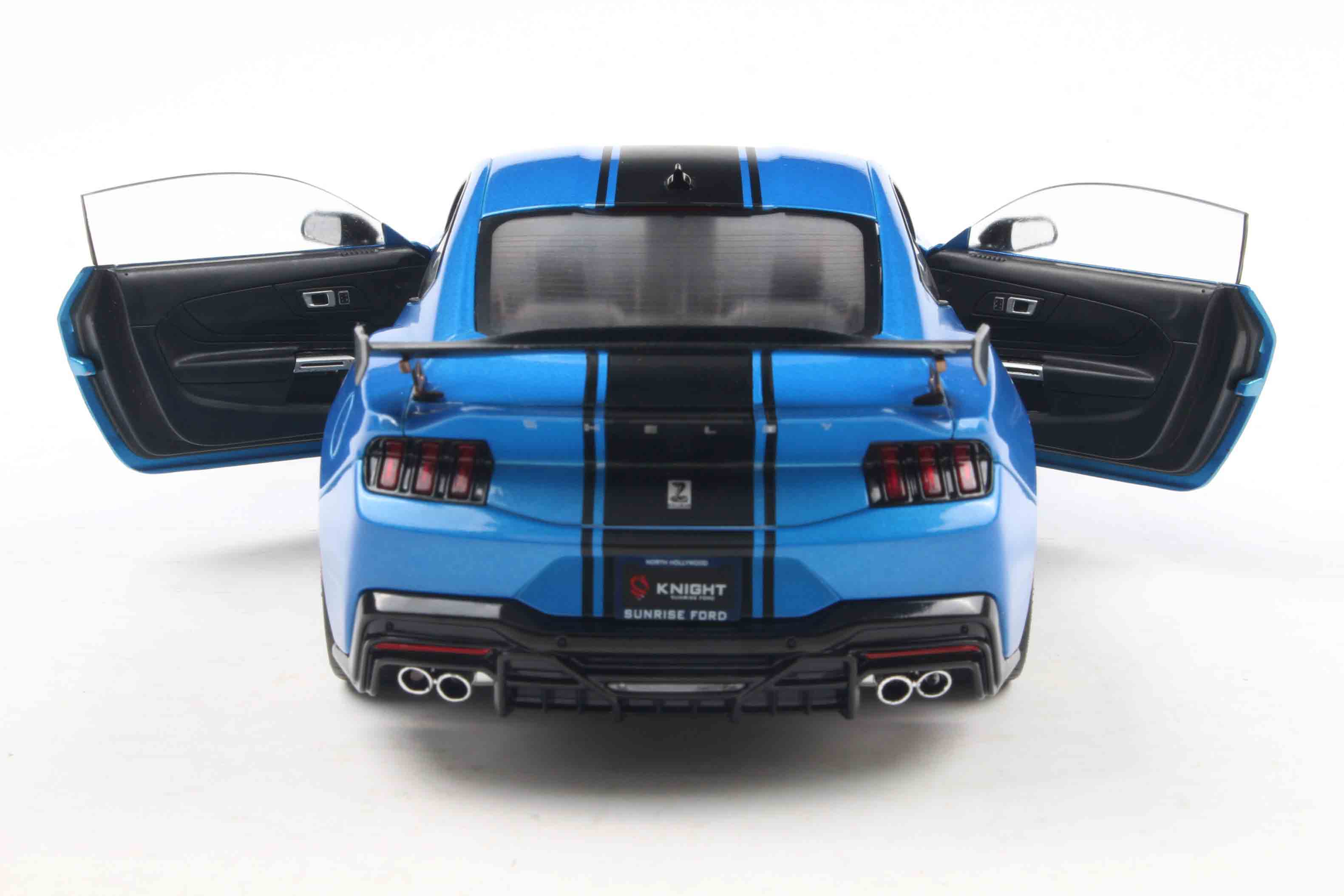 Solido 1:18 Diecast - 2025 Ford Mustang Shelby Super Snake Coupe, Blue Metallic/Black - S1813802