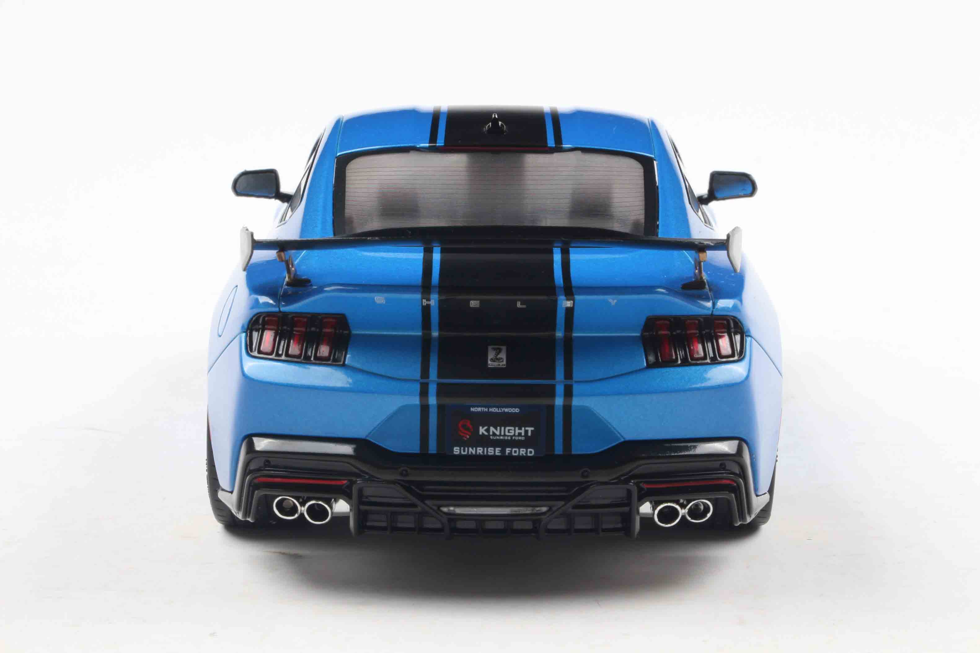 Solido 1:18 Diecast - 2025 Ford Mustang Shelby Super Snake Coupe, Blue Metallic/Black - S1813802