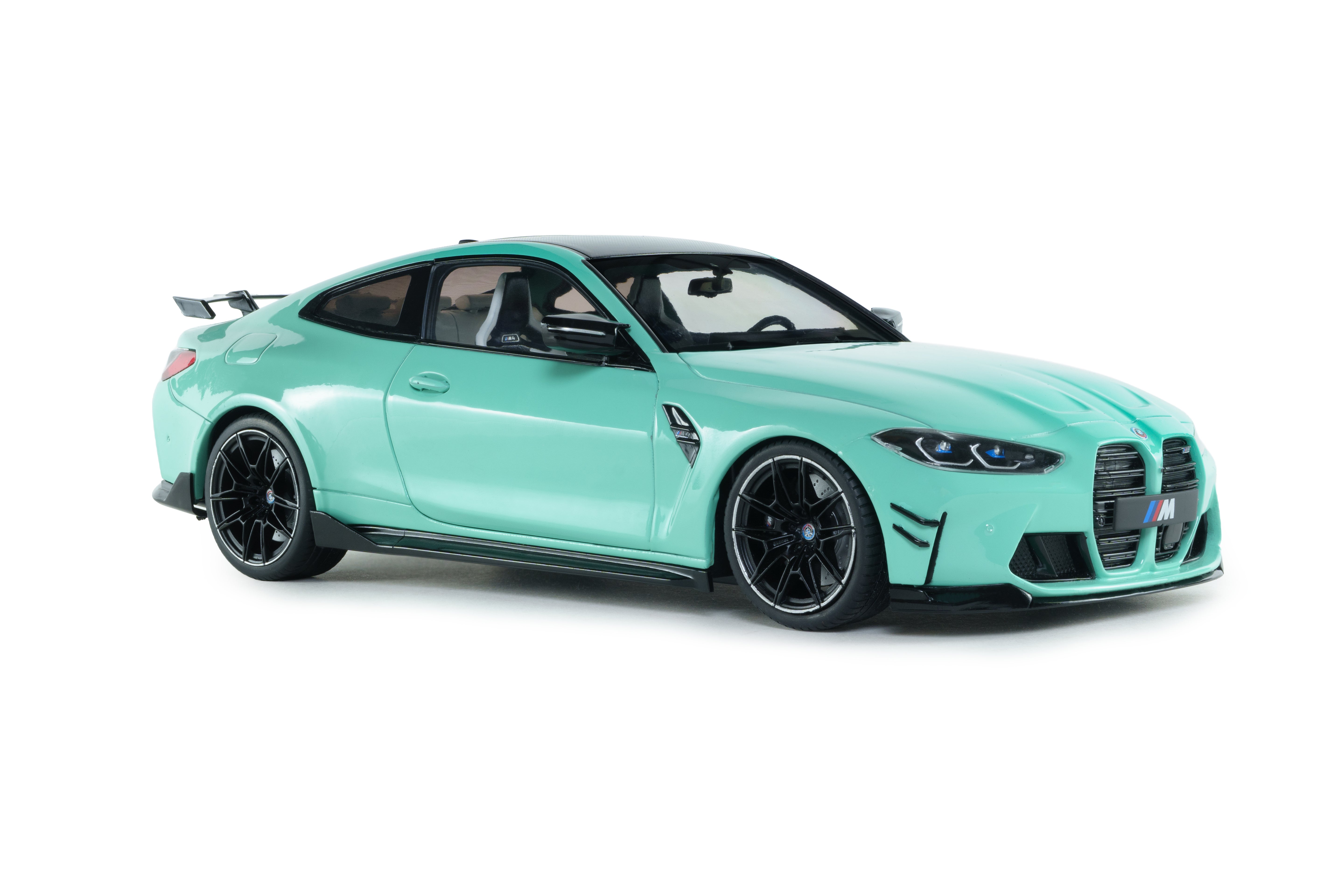 SOLIDO 1:18 Scale - 2024 BMW M4 Competition w/Performance Parts, Mint Green - S1814501