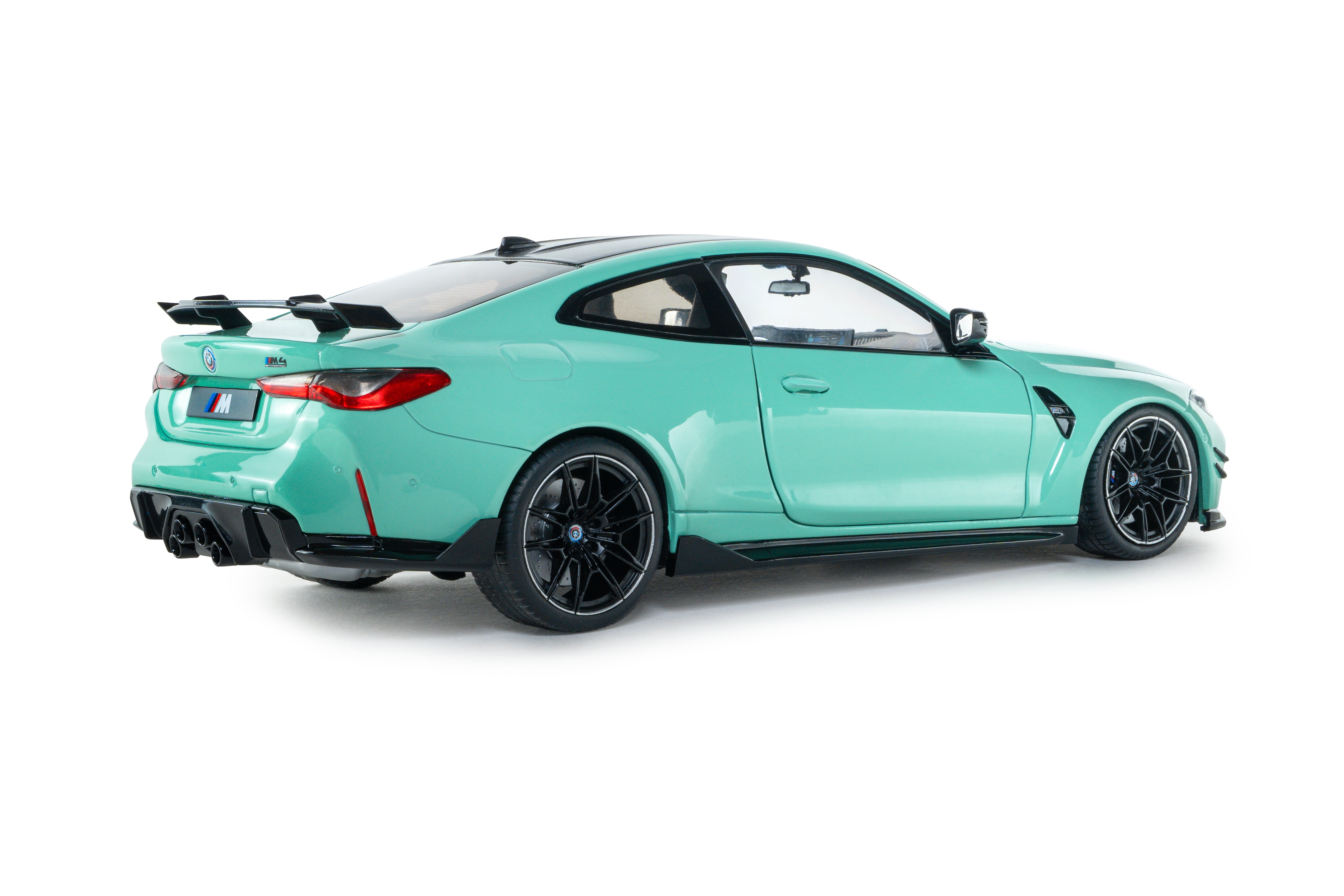 SOLIDO 1:18 Scale - 2024 BMW M4 Competition w/Performance Parts, Mint Green - S1814501