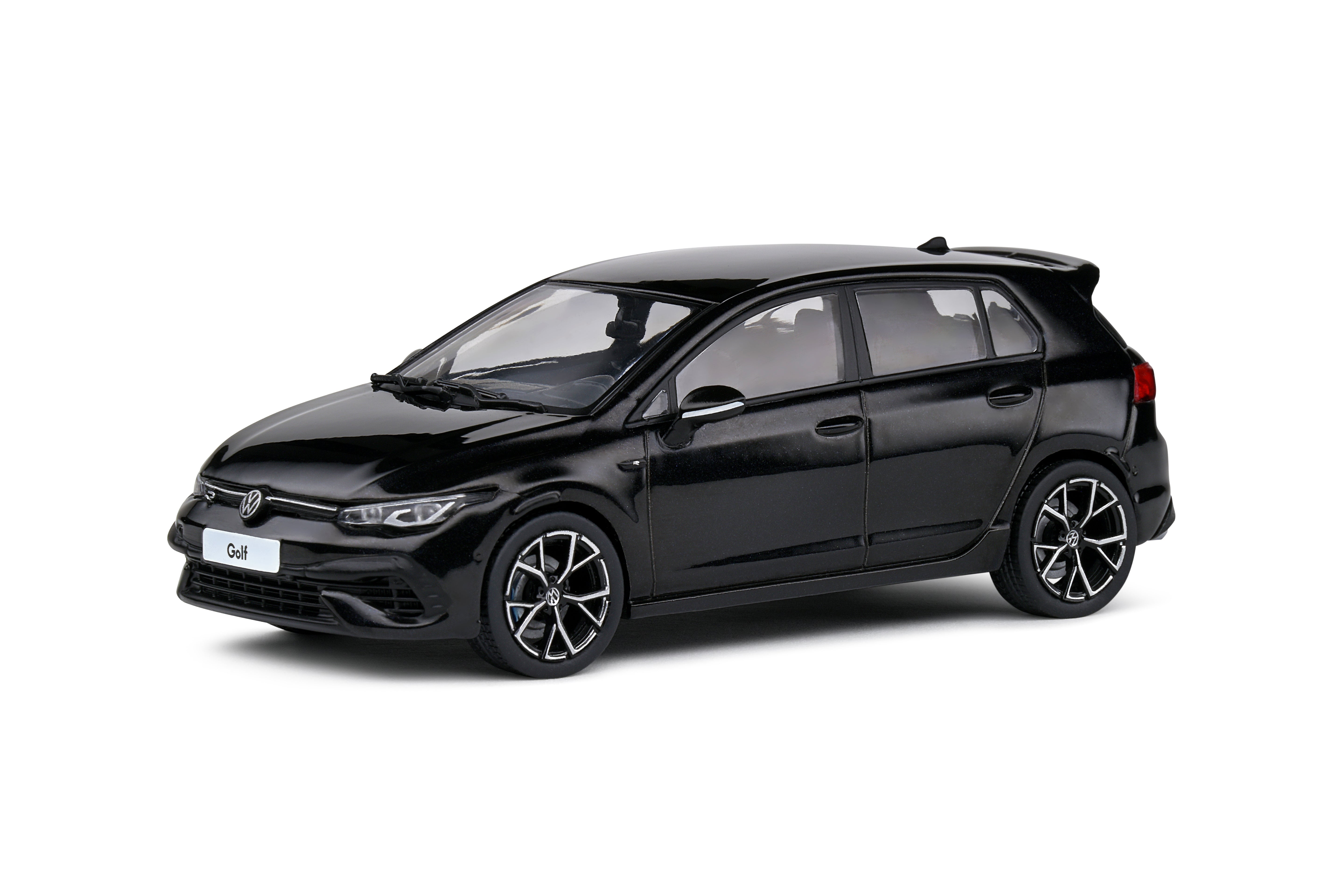 Solido 1:43 Scale, 2022 Volkswagen Golf VIII R, Black - 4311803
