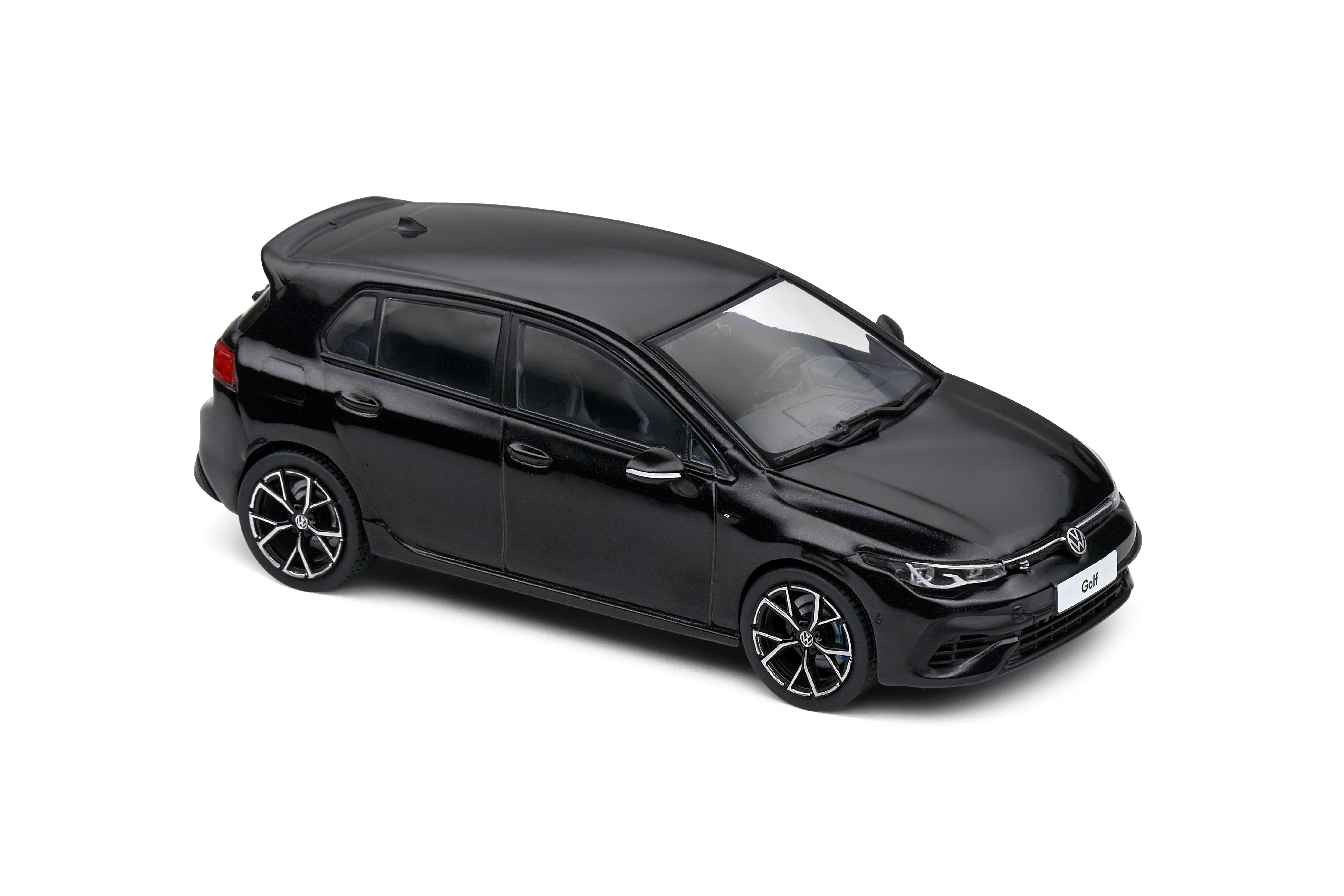 Solido 1:43 Scale, 2022 Volkswagen Golf VIII R, Black - 4311803