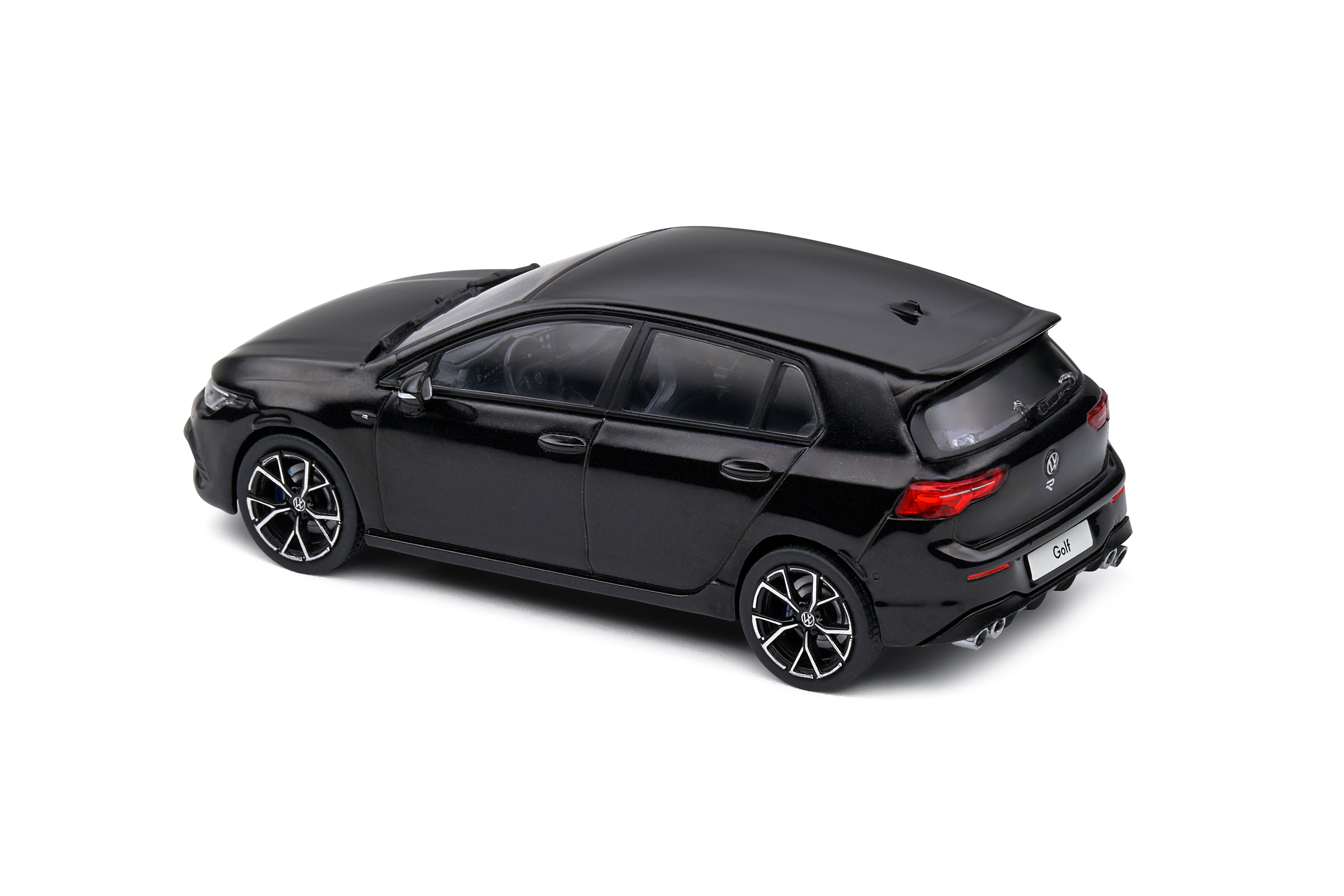 Solido 1:43 Scale, 2022 Volkswagen Golf VIII R, Black - 4311803