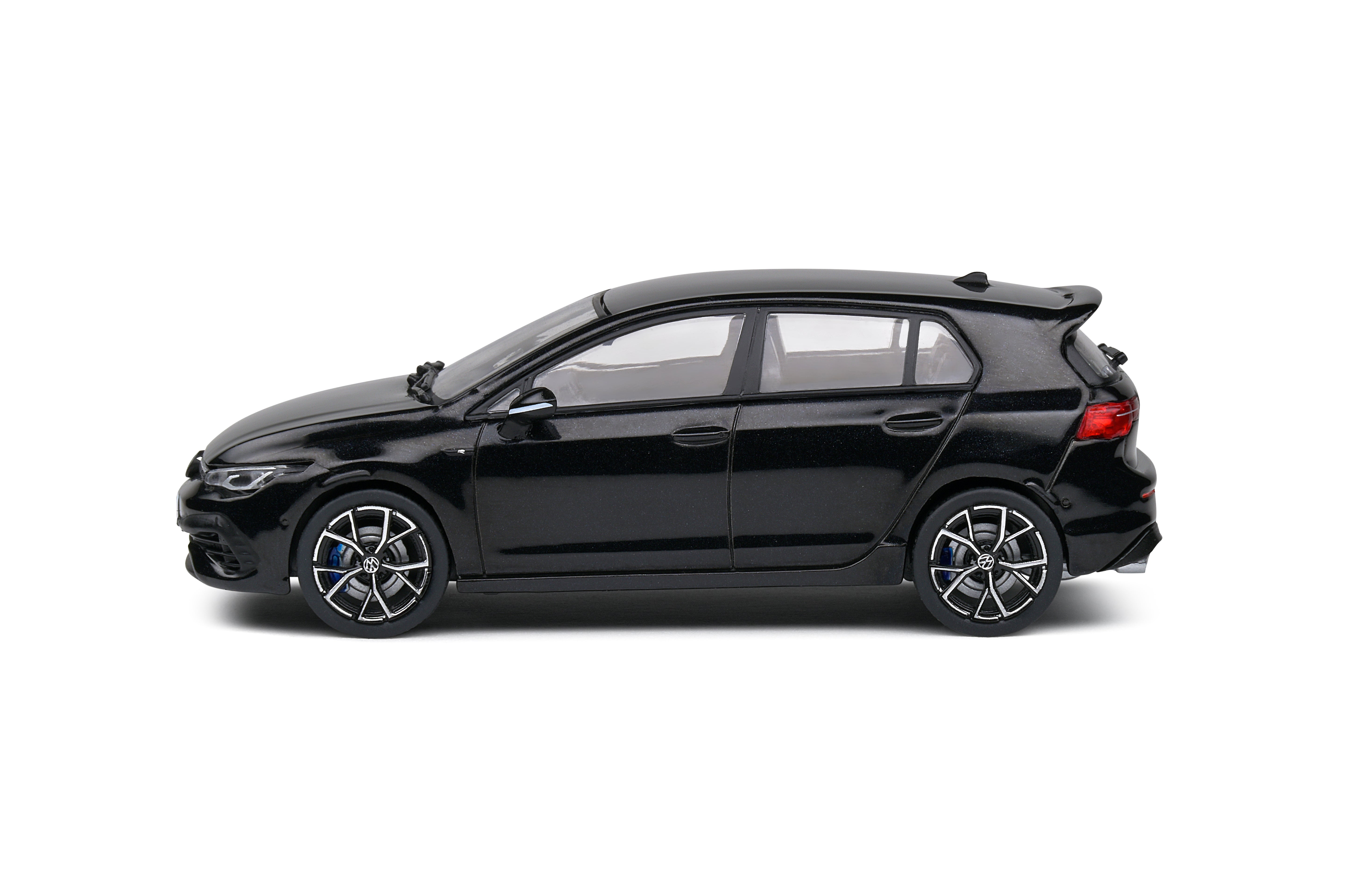 Solido 1:43 Scale, 2022 Volkswagen Golf VIII R, Black - 4311803