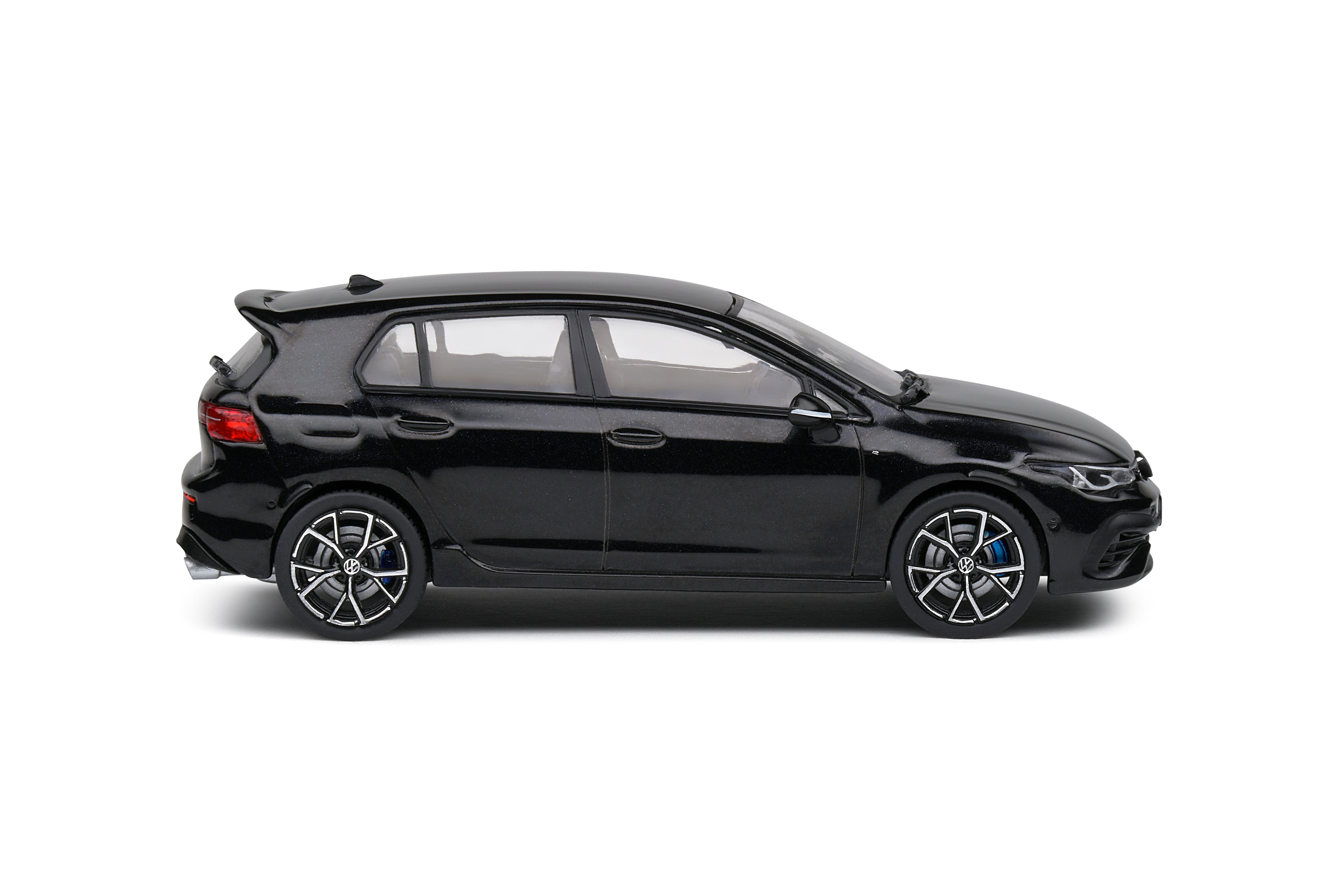 Solido 1:43 Scale, 2022 Volkswagen Golf VIII R, Black - 4311803