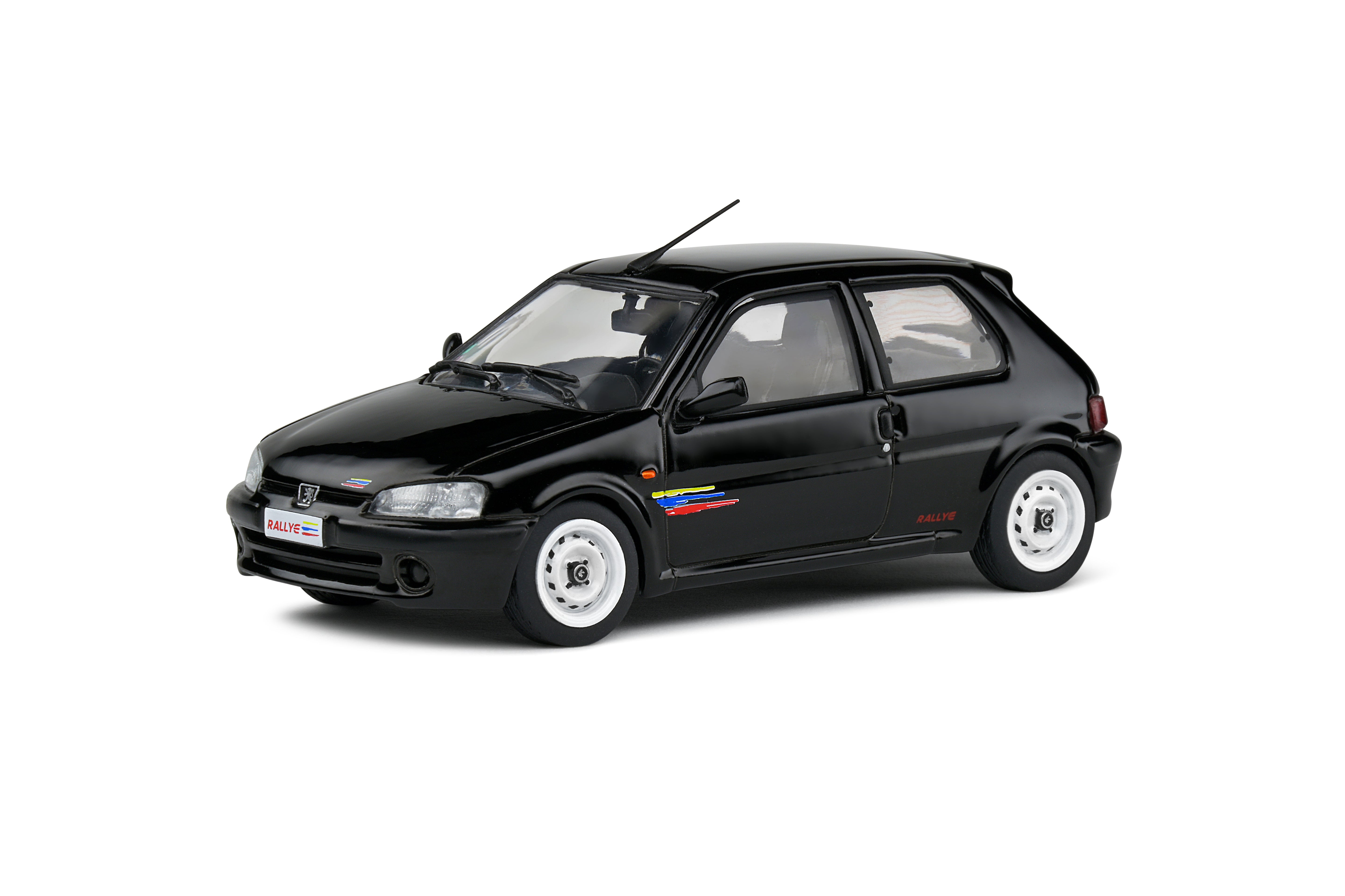 Solido 1:43 Scale, 2001 Peugeot 106 Rallye, Black - 4312103