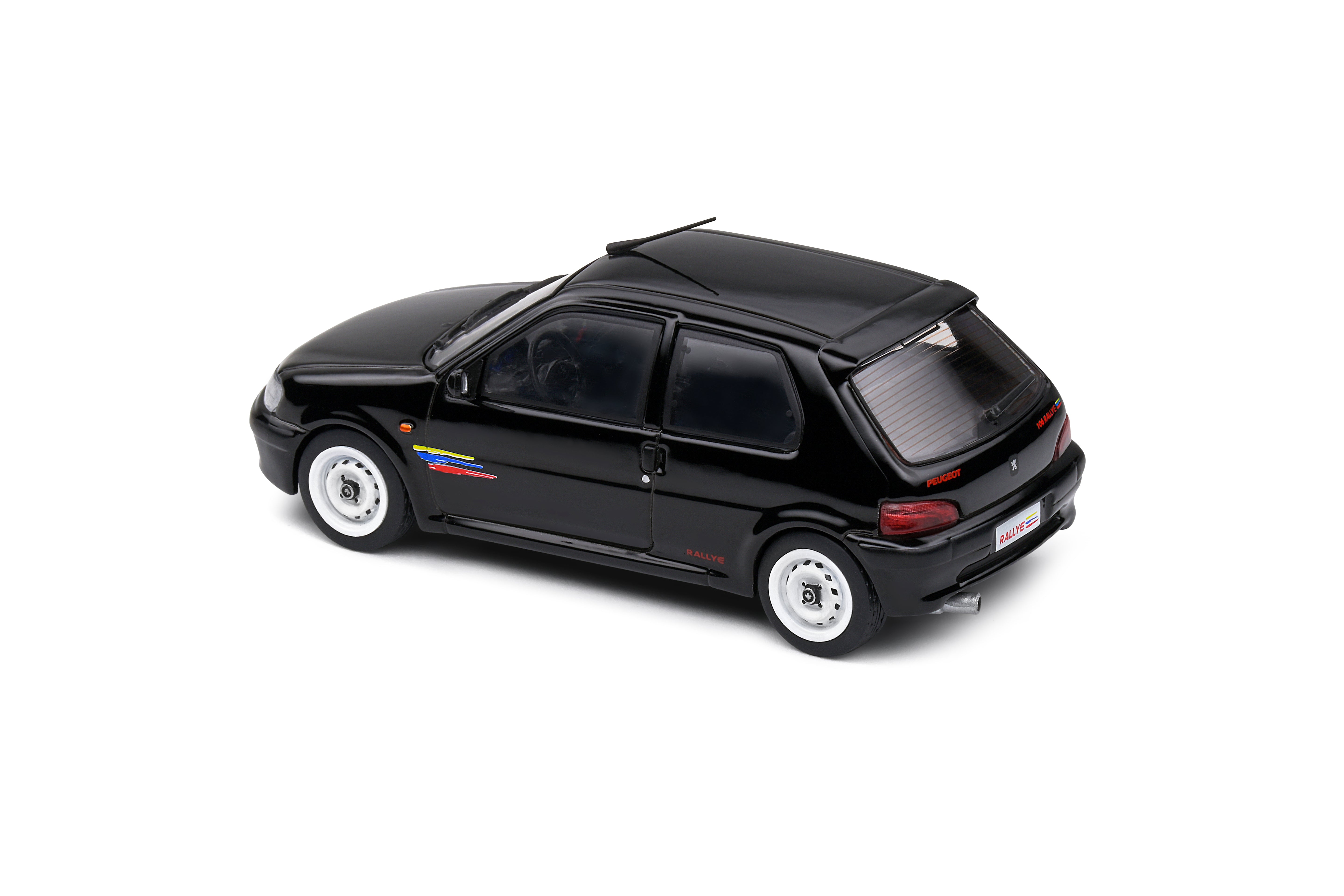 Solido 1:43 Scale, 2001 Peugeot 106 Rallye, Black - 4312103