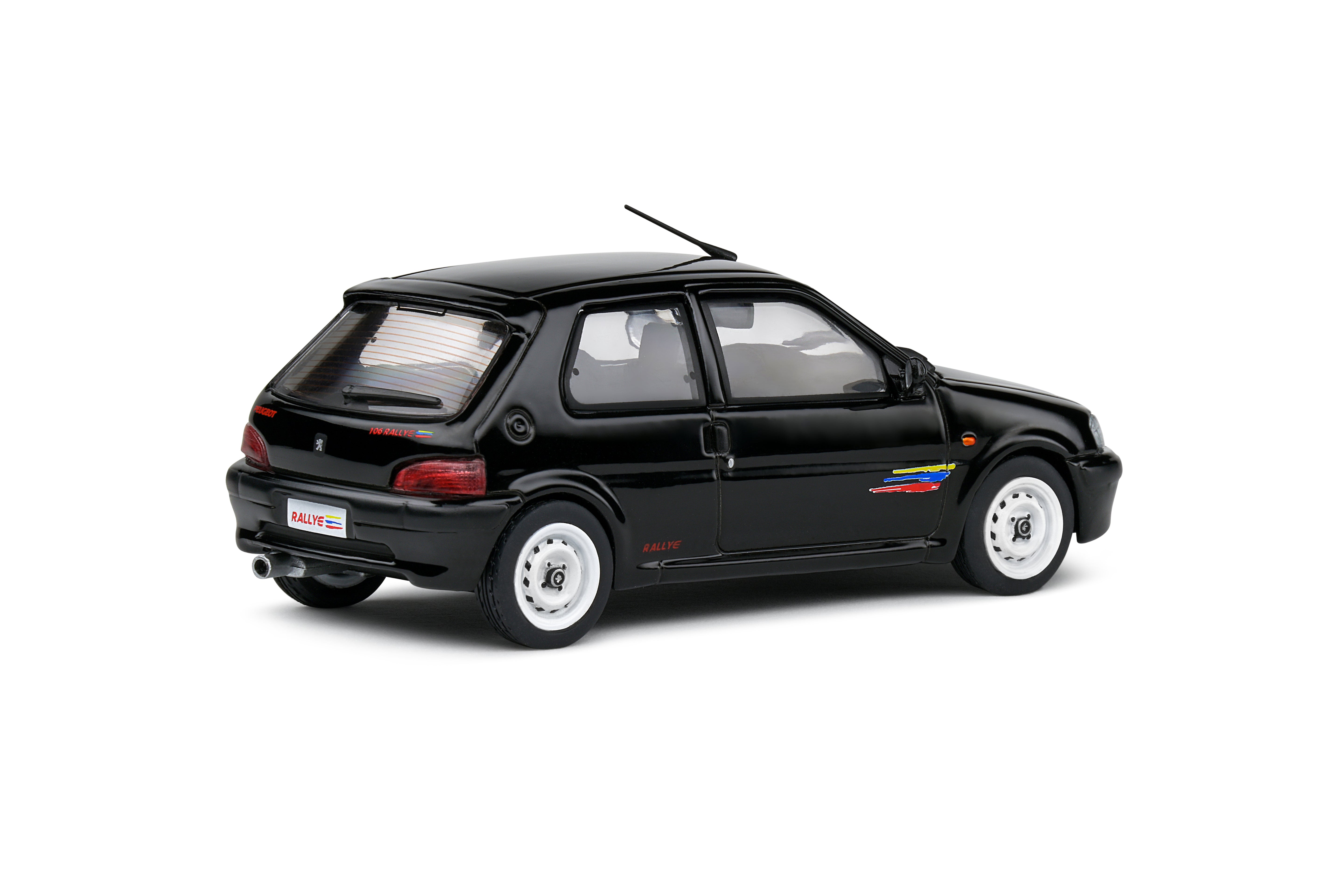 Solido 1:43 Scale, 2001 Peugeot 106 Rallye, Black - 4312103