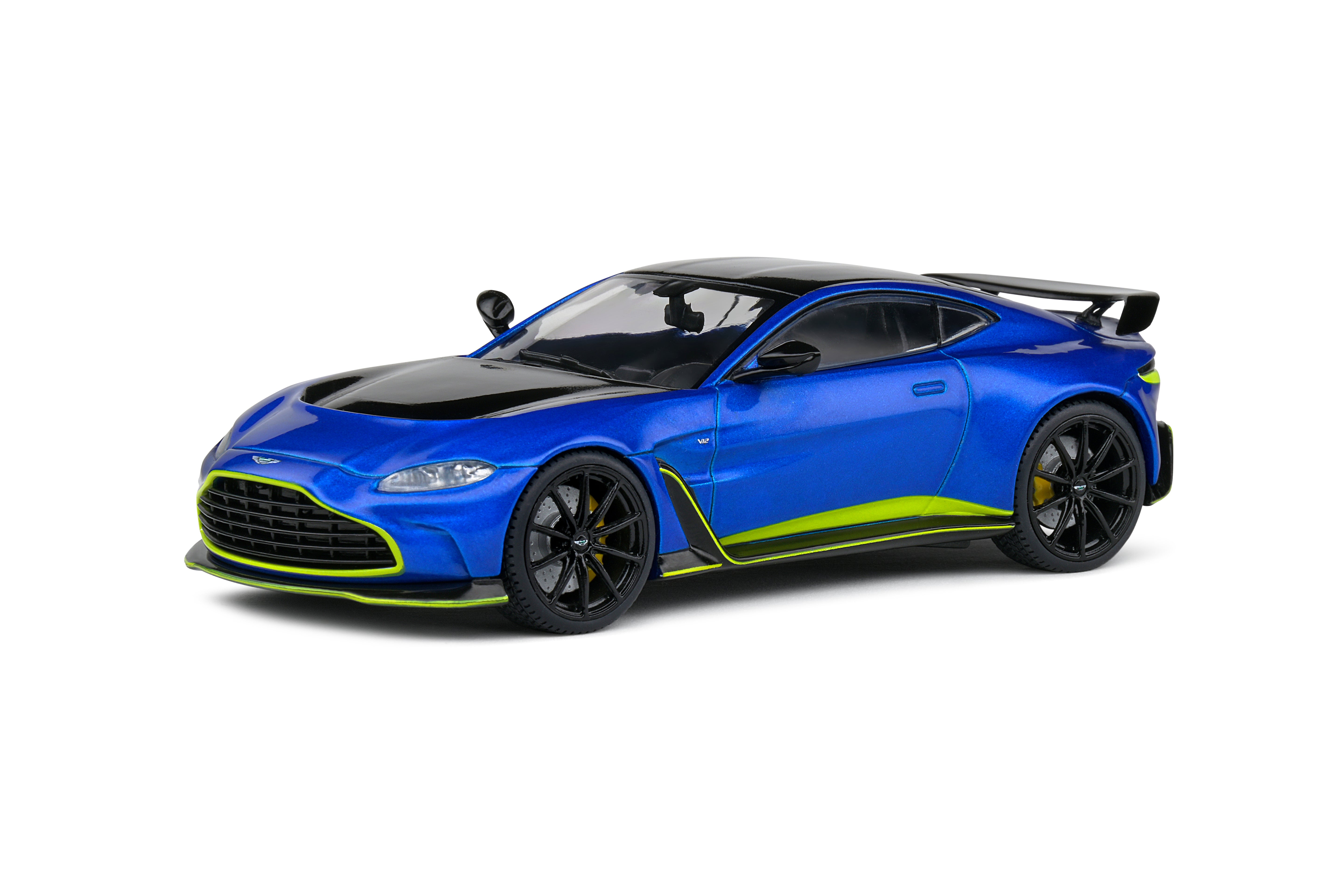 Solido 1:43 Scale, 2023 Aston Martin Vantage V12, Blue - S4314103