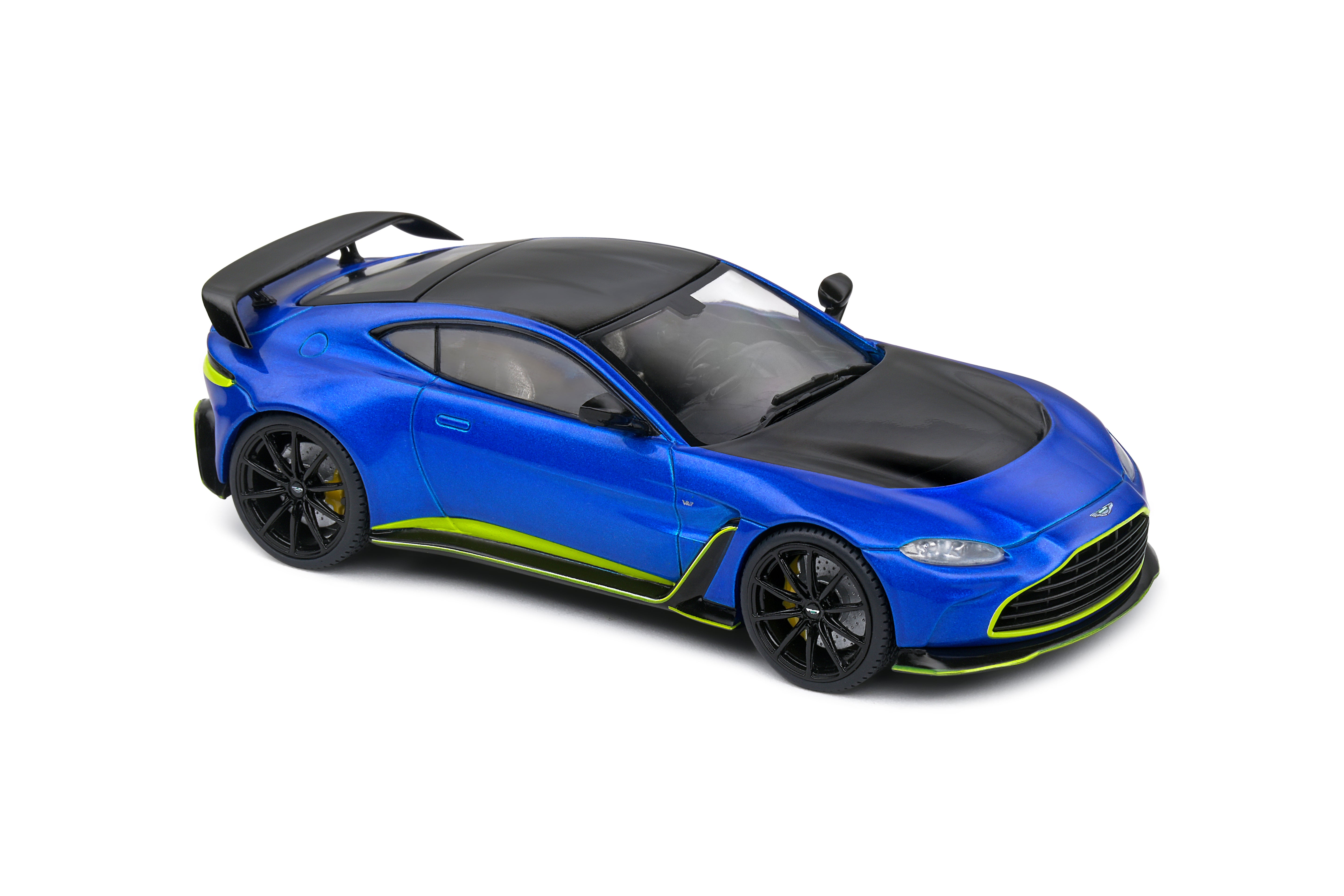 Solido 1:43 Scale, 2023 Aston Martin Vantage V12, Blue - S4314103