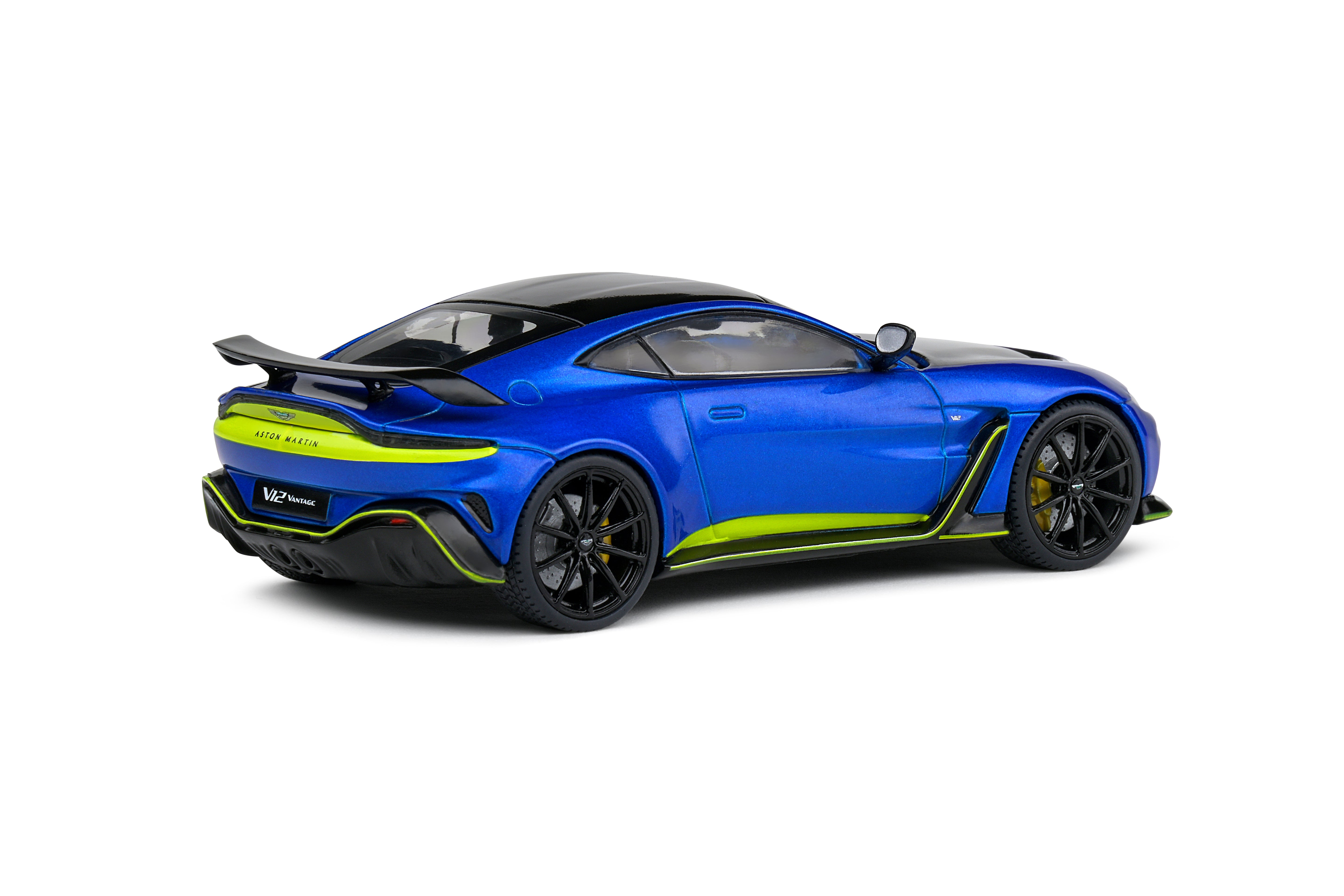 Solido 1:43 Scale, 2023 Aston Martin Vantage V12, Blue - S4314103