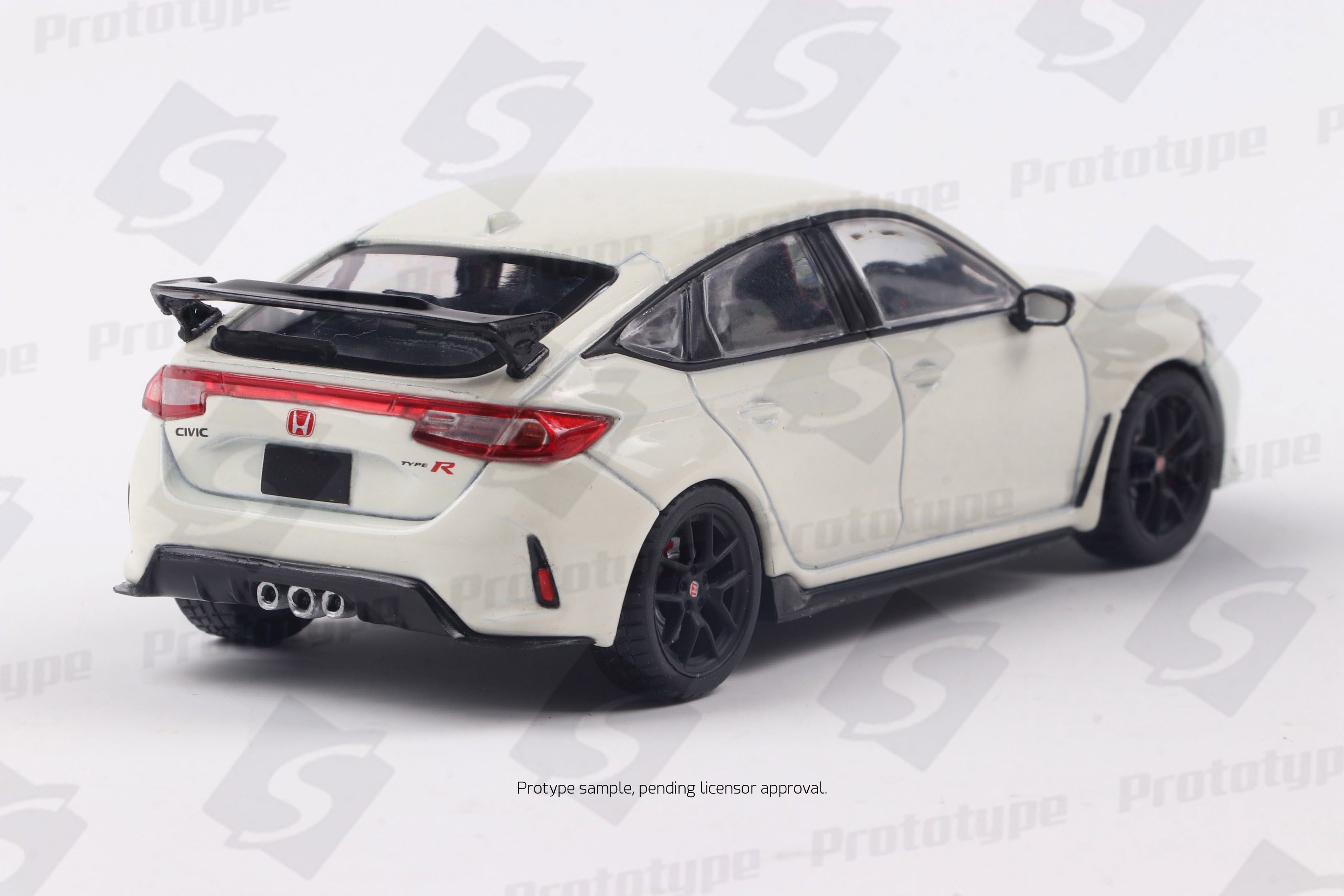 SOLIDO 1:43 Diecast, 2022 Honda Civic Type R, Championship White - S4314302