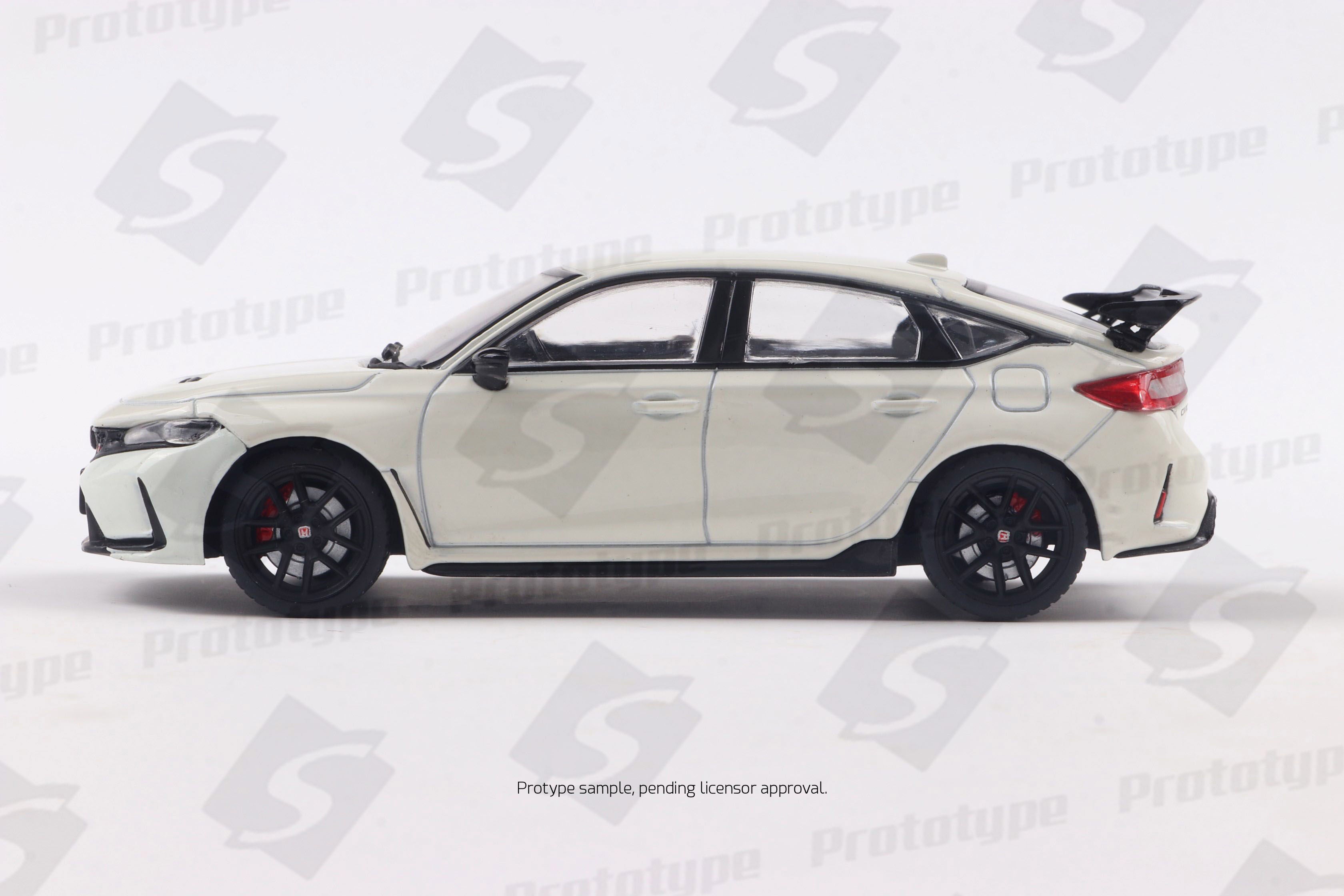 SOLIDO 1:43 Diecast, 2022 Honda Civic Type R, Championship White - S4314302