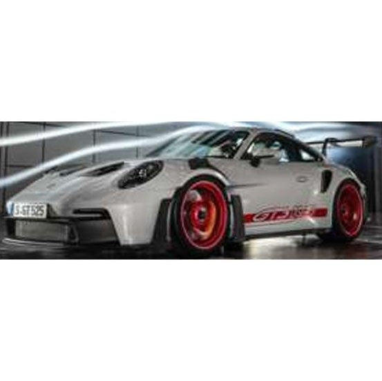 SOLIDO 1:43 Scale - 2023 PORSCHE 911 (992) GT3 RS, MET.ICE GREY/PYRO RED - S4314802