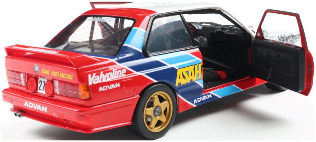 Solido 1:18 Diecast - BMW M3 White #27 Kawamoto/Reid JTCC 1986 - S1801529