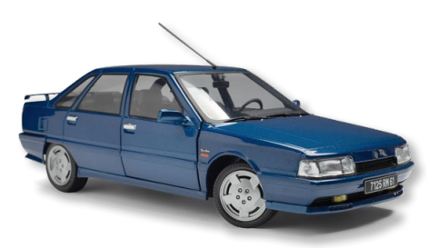 SOLIDO 1:18 Scale Diecast - 1988 Renault 21 MK.1 Turbo Blue - S1807706