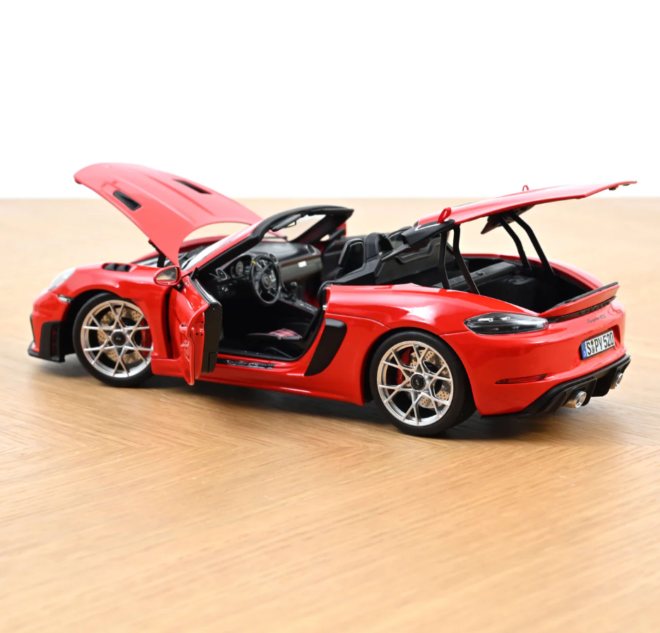 NoRev 1:18 2023 PORSCHE - 718 (982) SPIDER RS, Guards Red - 187271