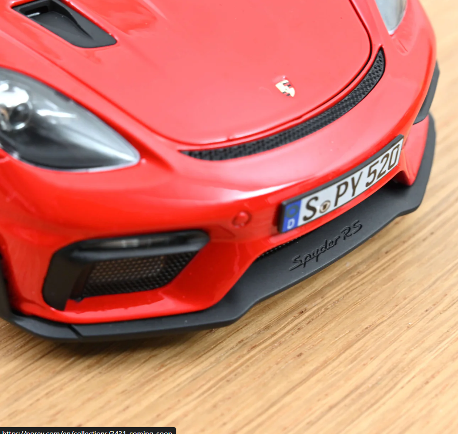 NoRev 1:18 2023 PORSCHE - 718 (982) SPIDER RS, Guards Red - 187271