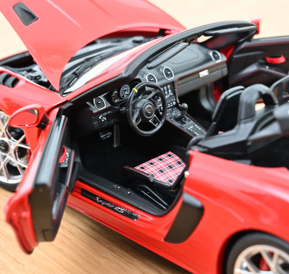 NoRev 1:18 2023 PORSCHE - 718 (982) SPIDER RS, Guards Red - 187271