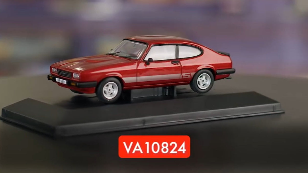 Corgi 1:43 Diecast Model - Ford Capri Mk3 2.0S, Imperial Red - VA10824