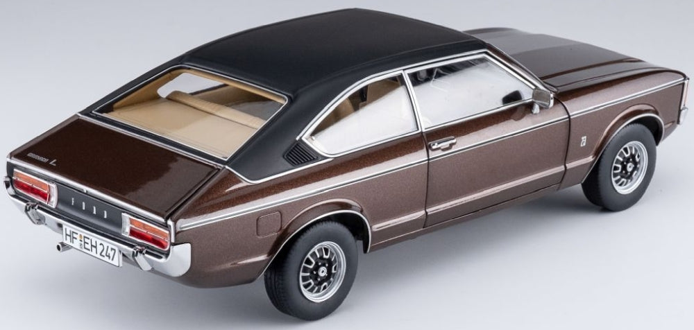 Touring Modelcars 1:18 Scale Diecast - 1975 Ford Granada Coupe Series 2, Brown Metallic - 18080001