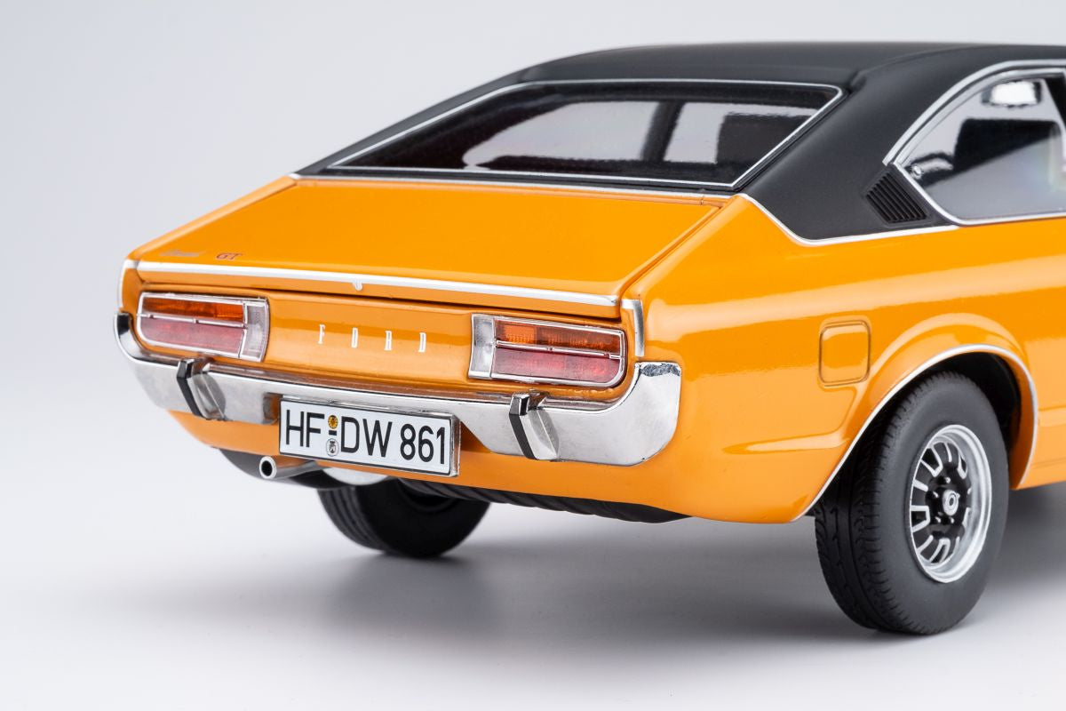 Touring Modelcars 1:18 Scale Diecast - 1975 Ford Granada Coupe Series 2, Signal Orange - 18080003