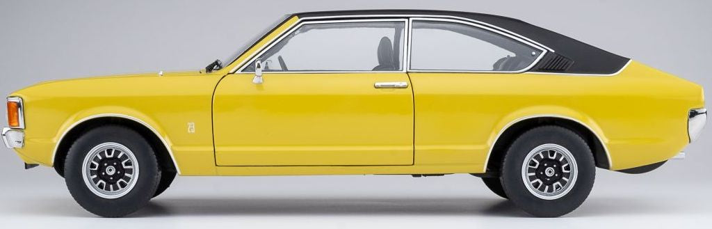 Touring Modelcars 1:18 Scale Diecast - 1975 Ford Granada Coupe Series 2, Daytona Yellow - 18080005