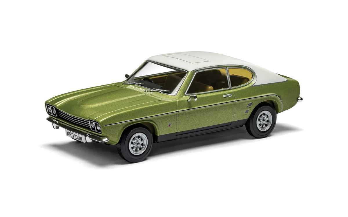 CORGI VANGUARDS 1:43 - 1973 Ford Capri MkI 3.0 GXL - Fern Green (County Classics Motor Museum) - VA13321