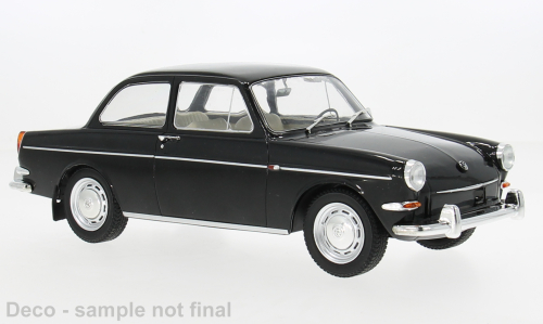 MCG 1:18 Diecast - 1963 Volkswagen VW 1500 S (Typ 3), Black - MCG18669