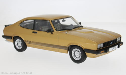 MCG 1:18 Scale Diecast - Ford Capri Mk III, Gold - MCG18399