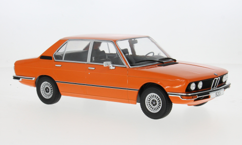 MCG 1:18 Scale Diecast Model Car - 1973 BMW 5 Series (E12), Orange - MCG18540