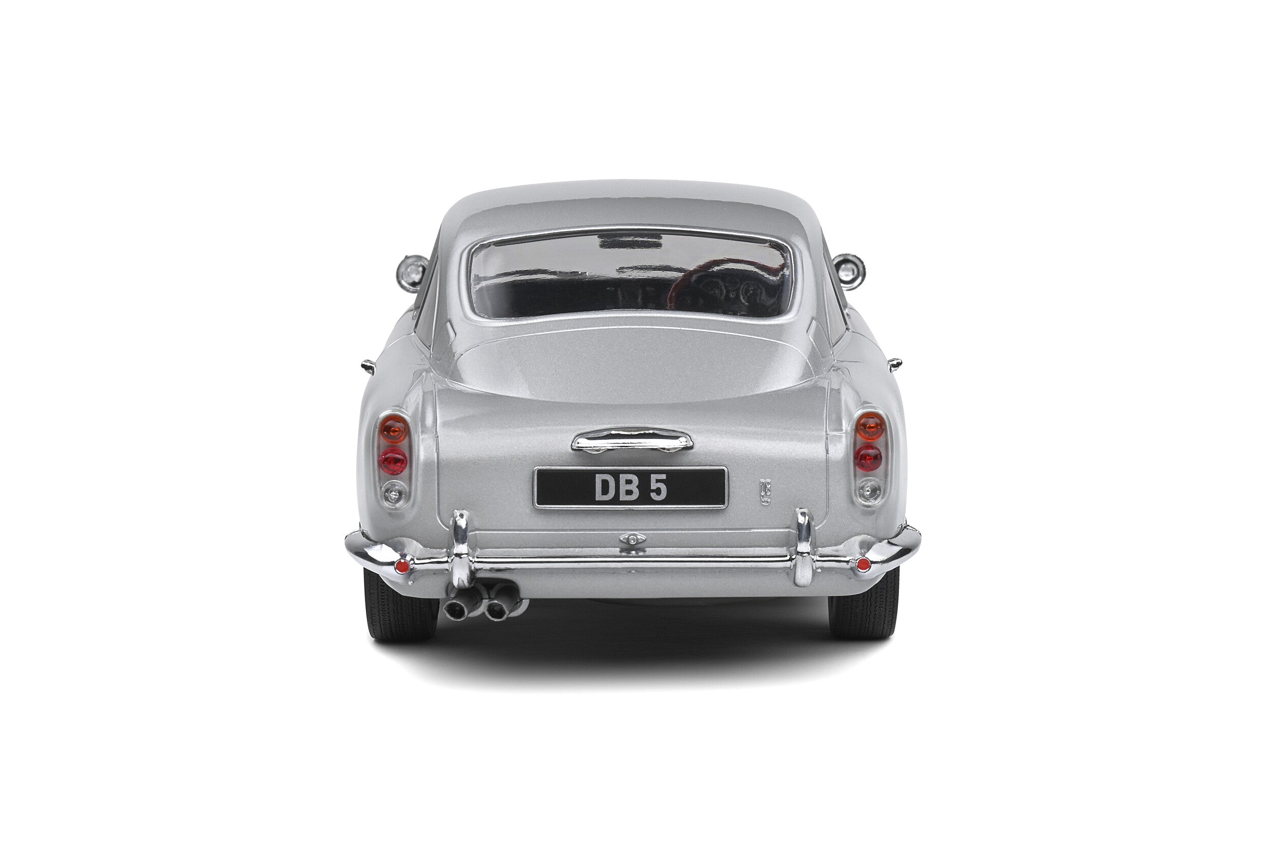 SOLIDO 1:18 ASTON MARTIN DB5 model road car Silver birch 1964 Bond 007 - 1807101