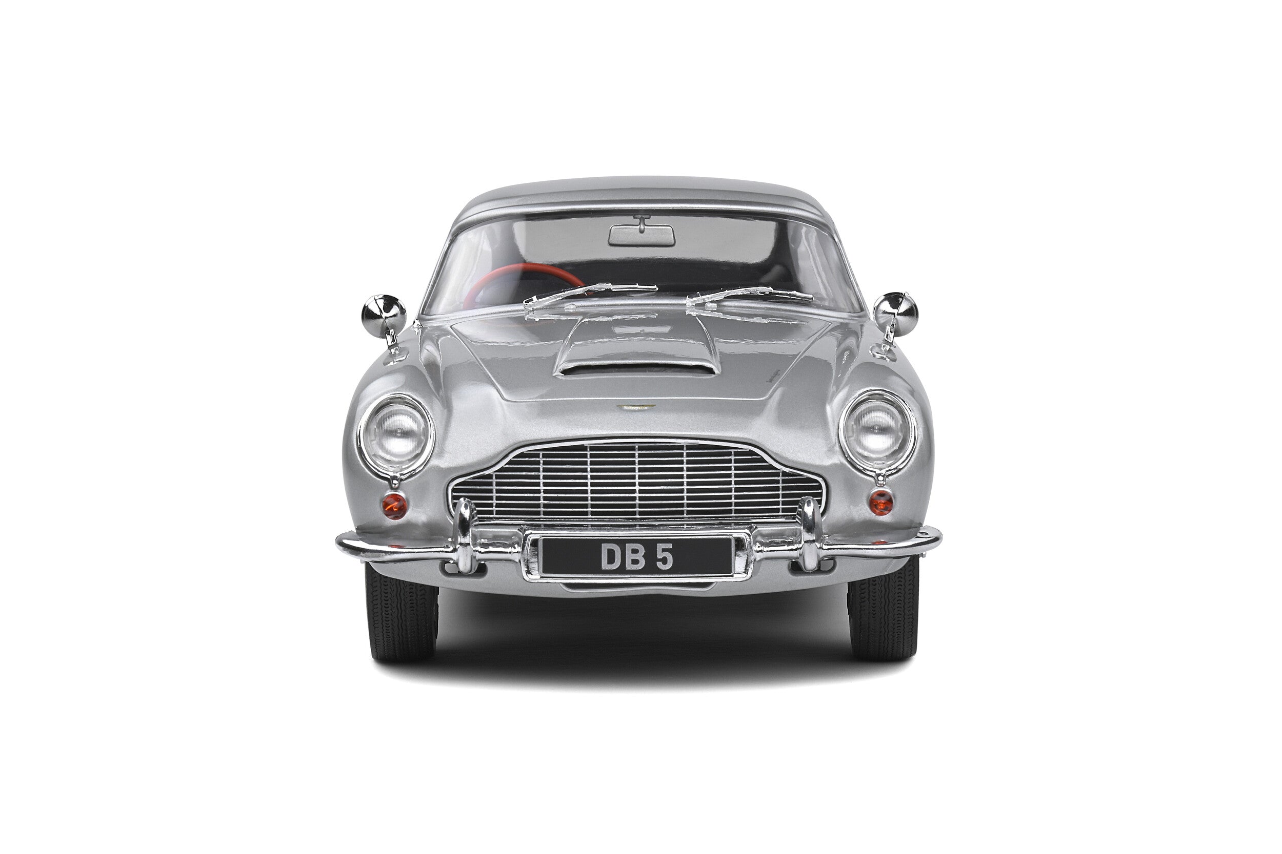 SOLIDO 1:18 ASTON MARTIN DB5 model road car Silver birch 1964 Bond 007 - 1807101