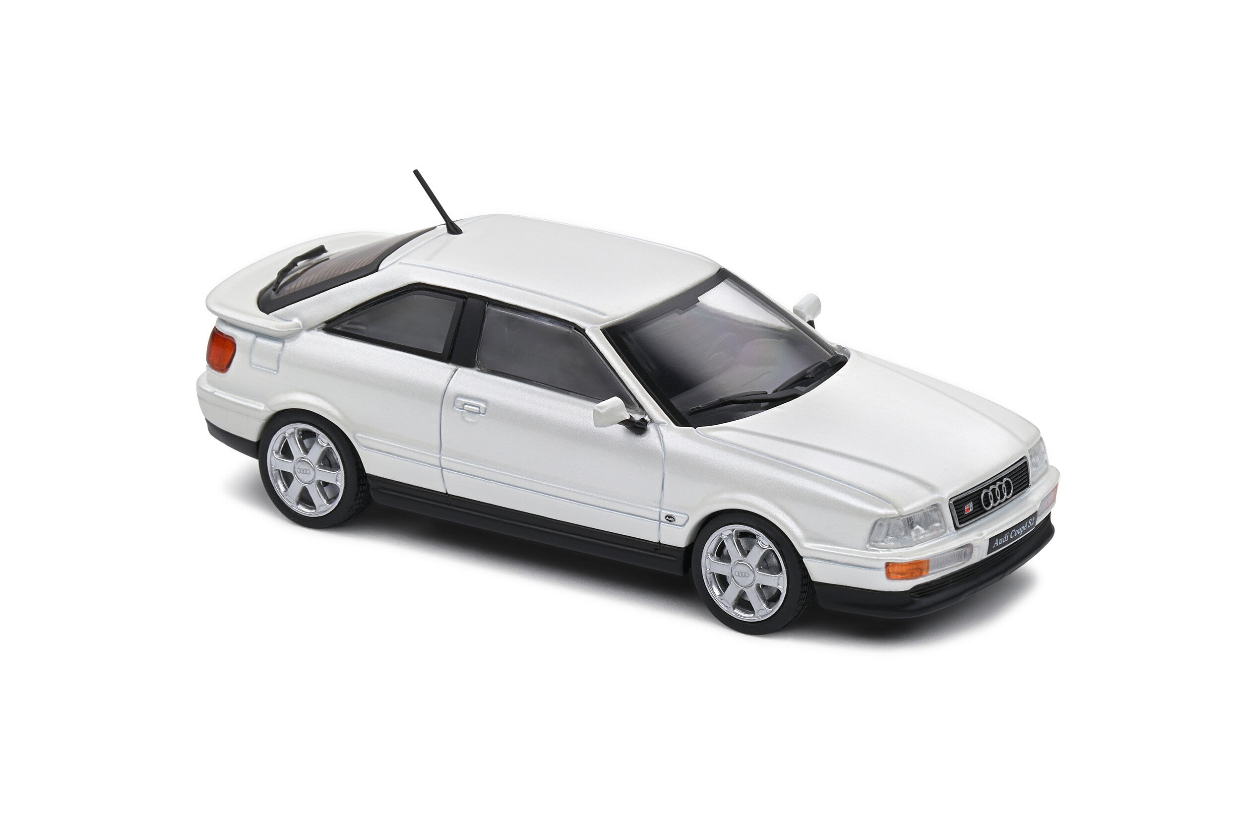 SOLIDO 1:43 Diecast Model, 1992 Audi Coupe S2, Pearl White - S4312202