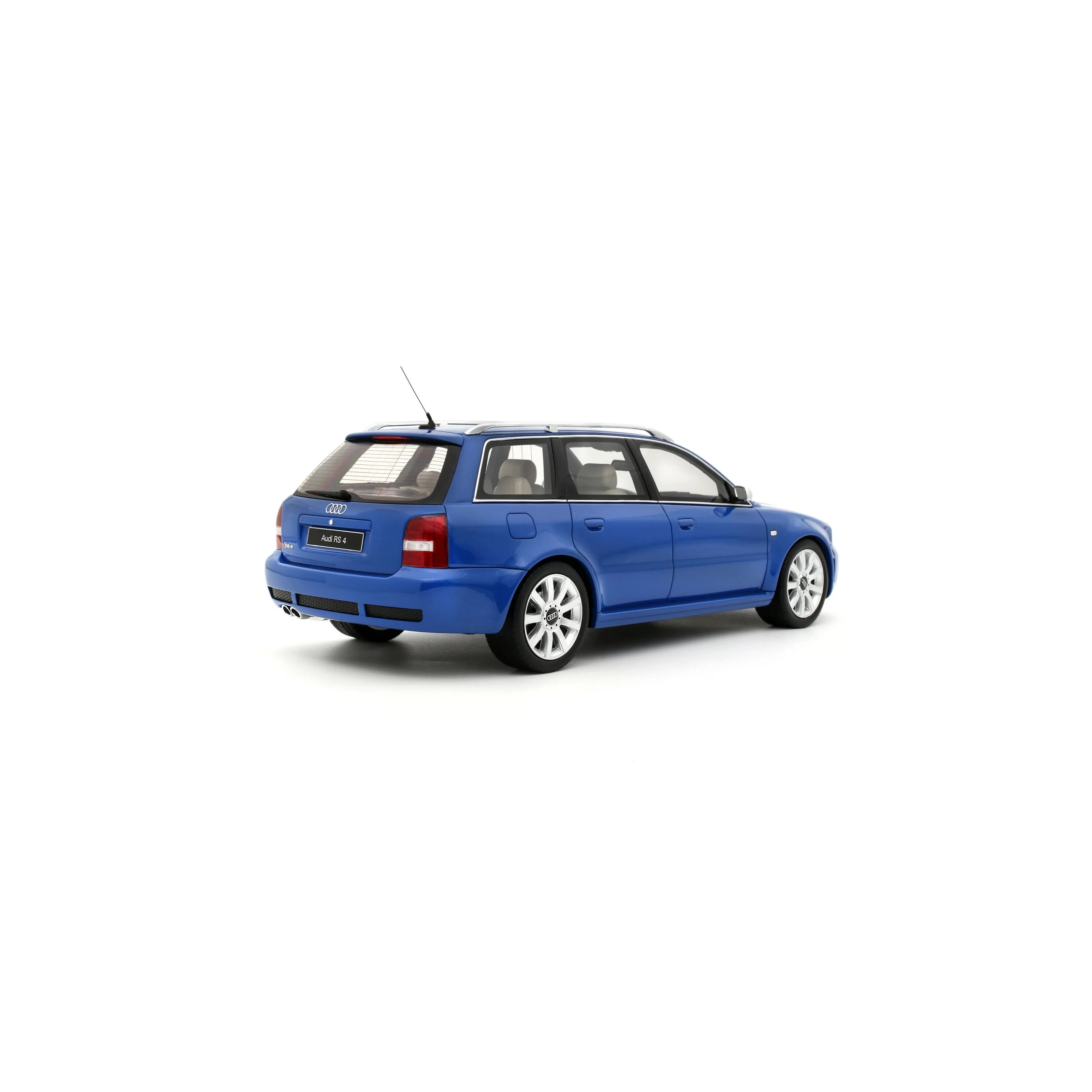 OTTO 1:18 Scale Resin Car - 2000 Audi RS 4 (B5), Nogaro Blue - OT1272